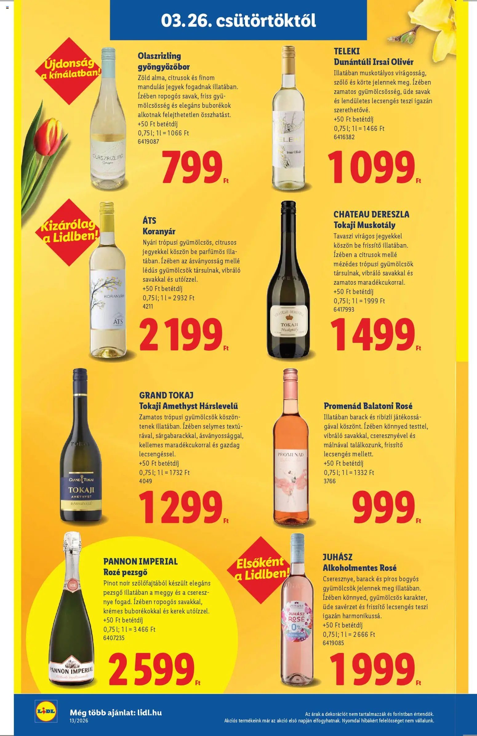 Lidl újság 2026.03.26. Lidl akciós újság (2026-03-26 - 2026-03-31)