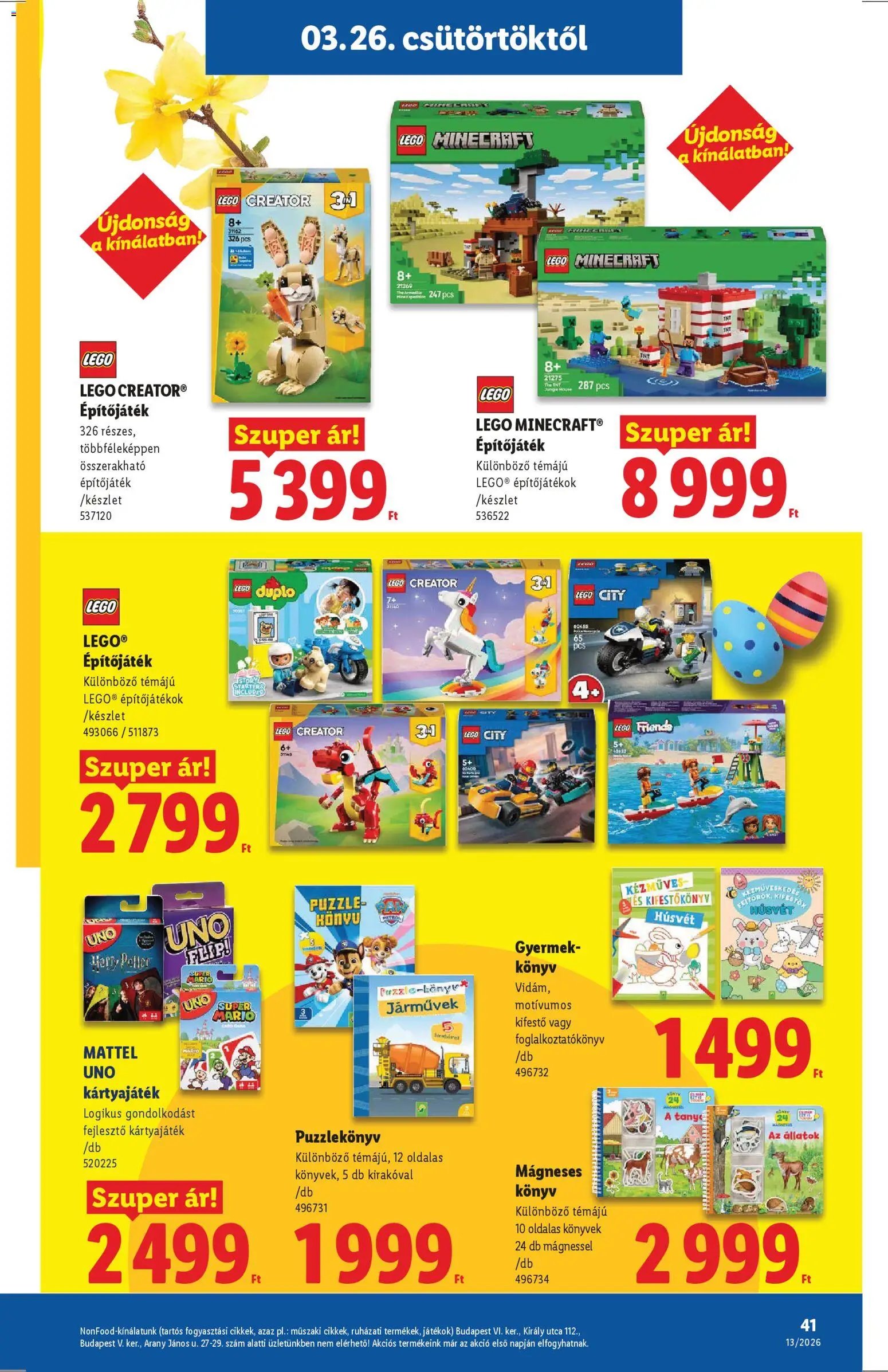 Lidl újság 2026.03.26. Lidl akciós újság (2026-03-26 - 2026-03-31)