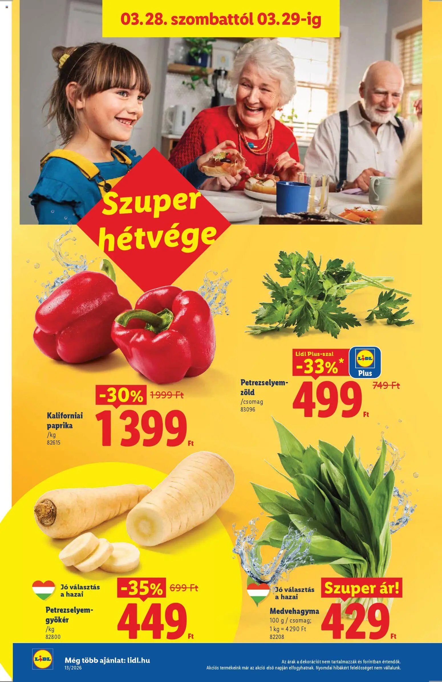 Lidl újság 2026.03.26. Lidl akciós újság (2026-03-26 - 2026-03-31)