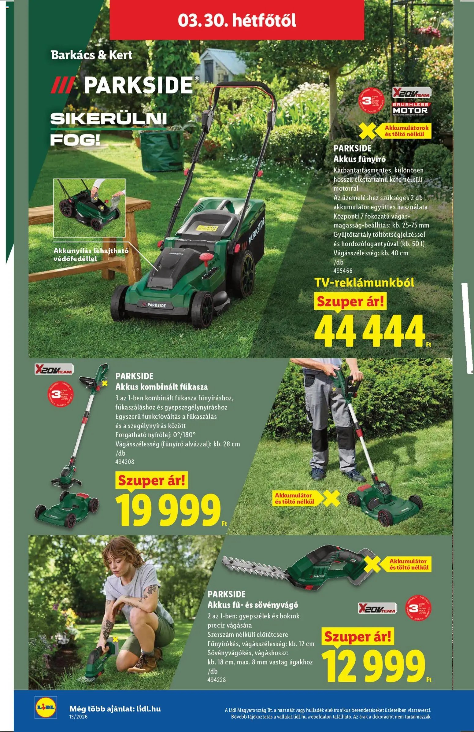 Lidl újság 2026.03.26. Lidl akciós újság (2026-03-26 - 2026-03-31)