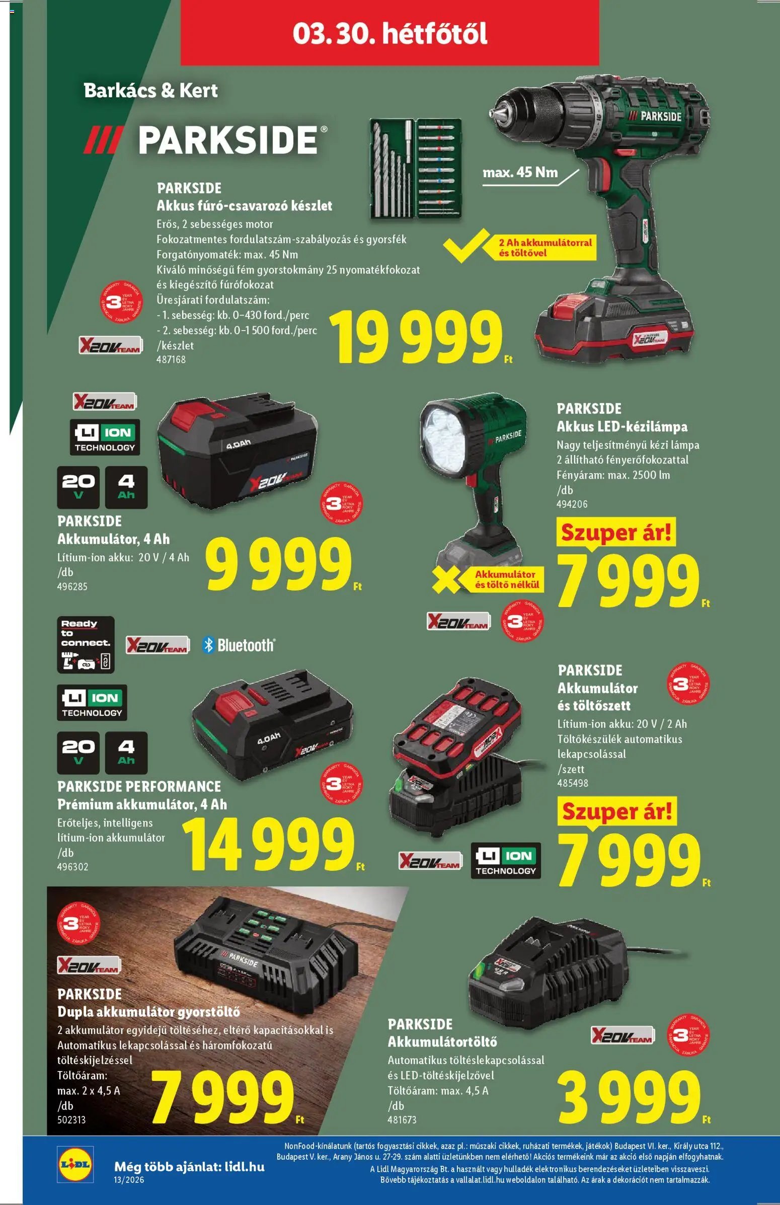 Lidl újság 2026.03.26. Lidl akciós újság (2026-03-26 - 2026-03-31)