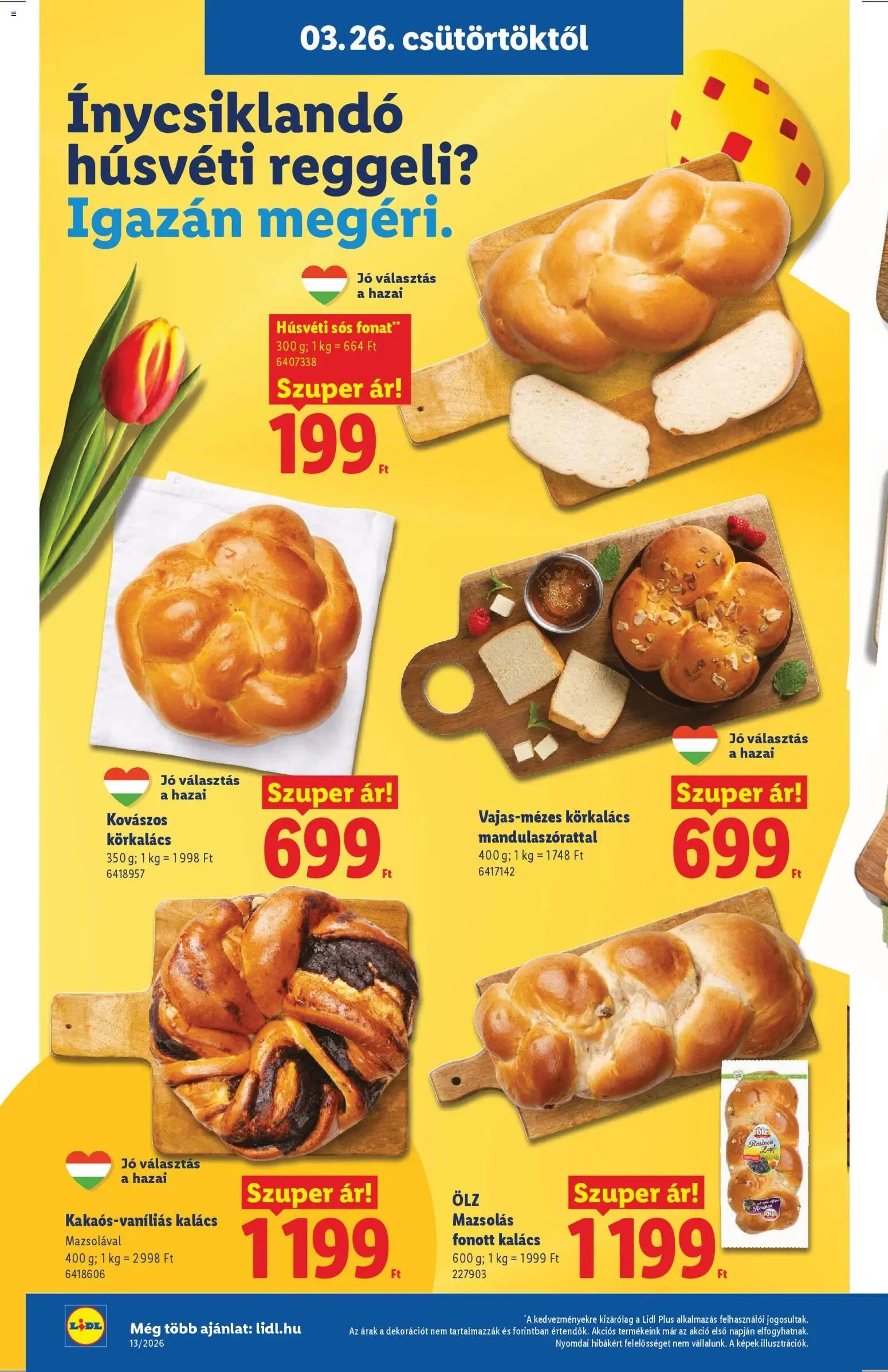 Lidl újság 2026.03.26. Lidl akciós újság (2026-03-26 - 2026-03-31)