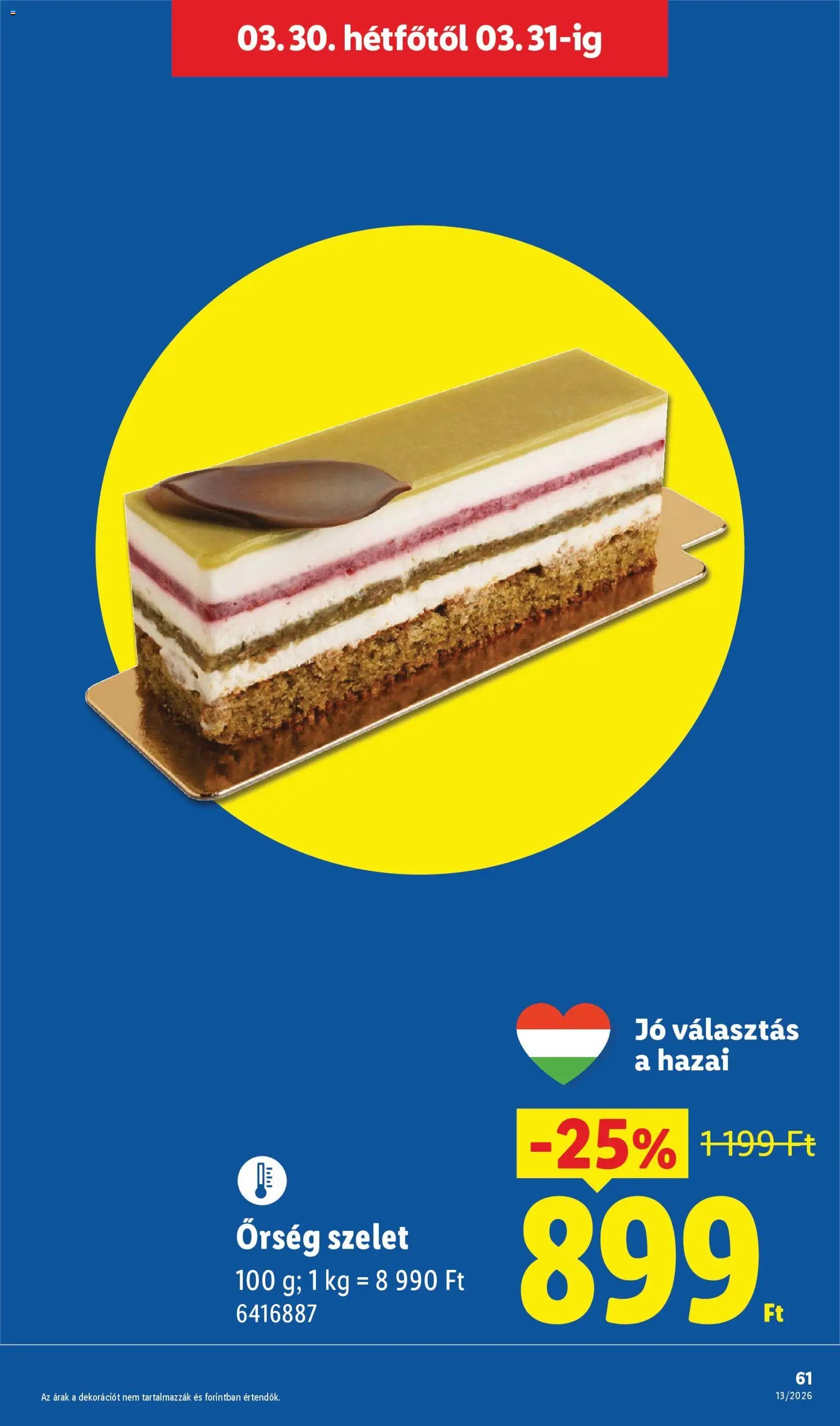 Lidl újság 2026.03.26. Lidl akciós újság (2026-03-26 - 2026-03-31)