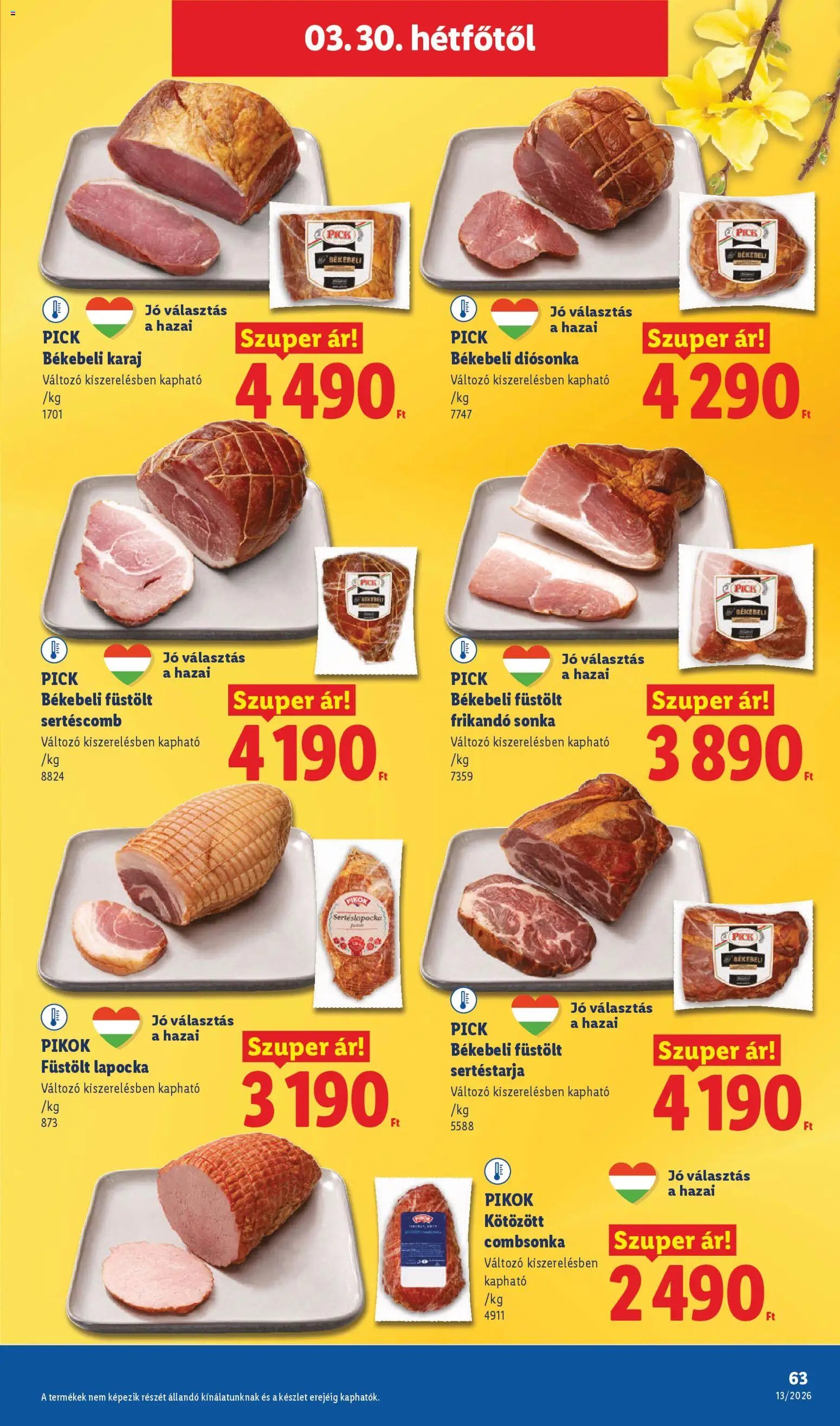 Lidl újság 2026.03.26. Lidl akciós újság (2026-03-26 - 2026-03-31)