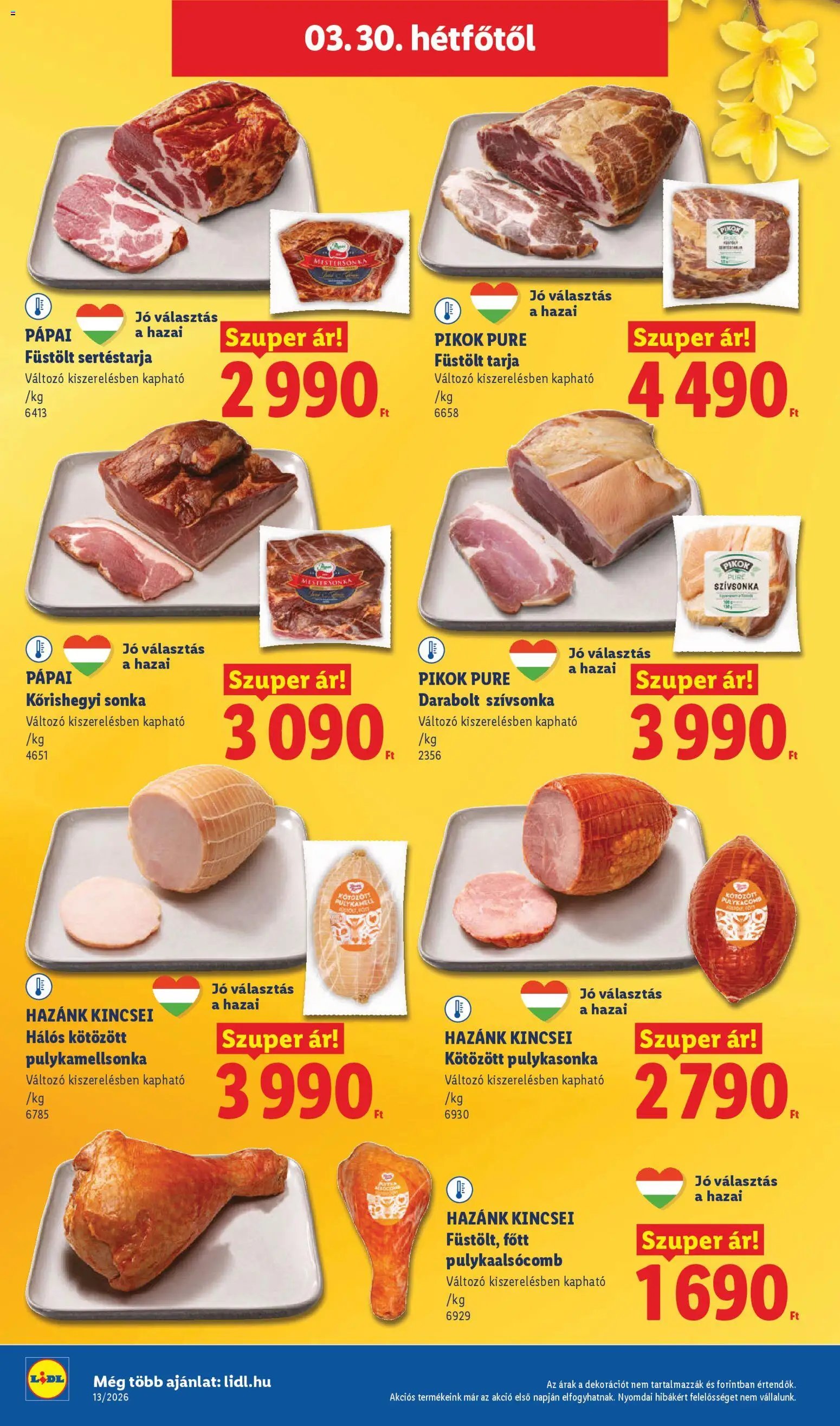 Lidl újság 2026.03.26. Lidl akciós újság (2026-03-26 - 2026-03-31)