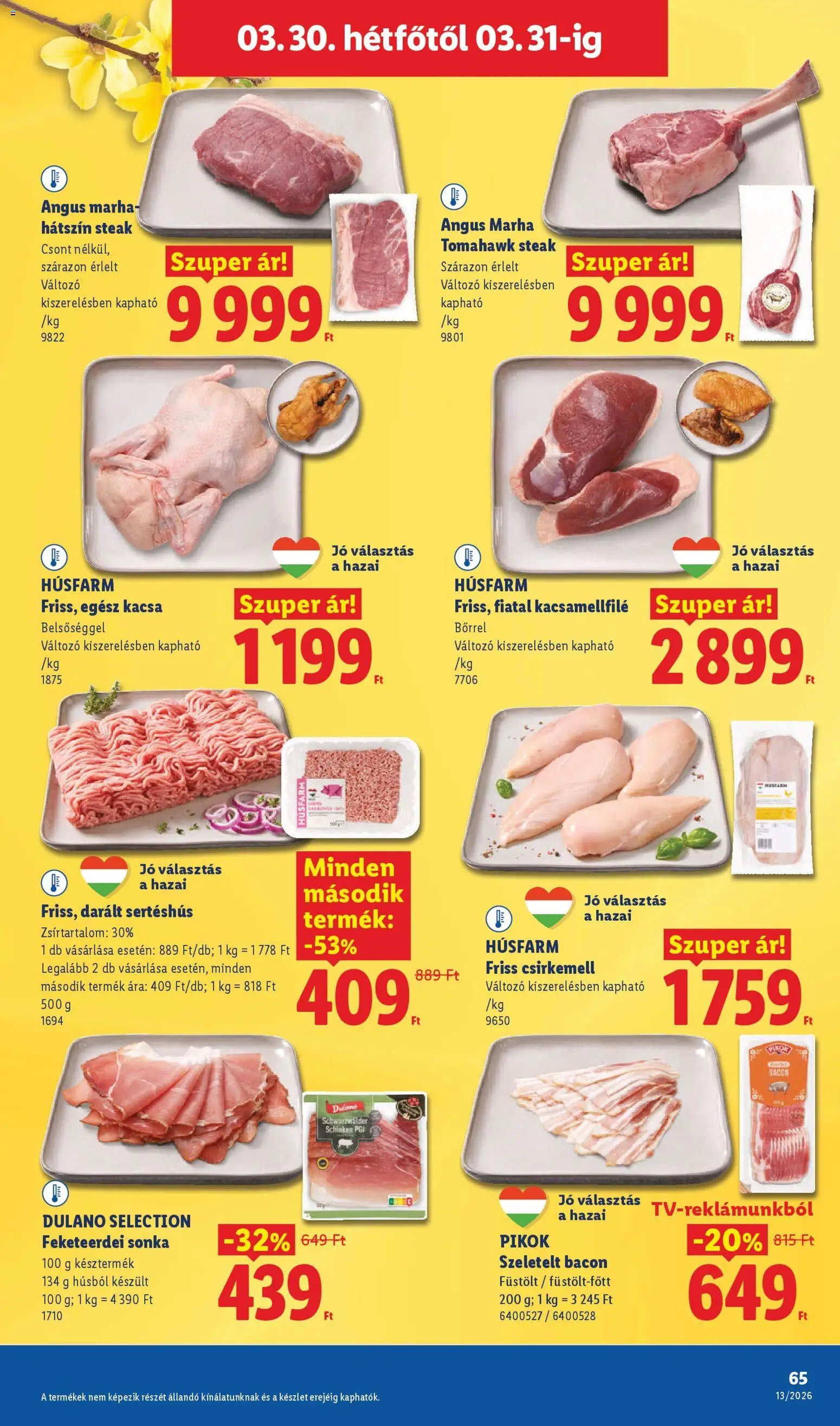 Lidl újság 2026.03.26. Lidl akciós újság (2026-03-26 - 2026-03-31)