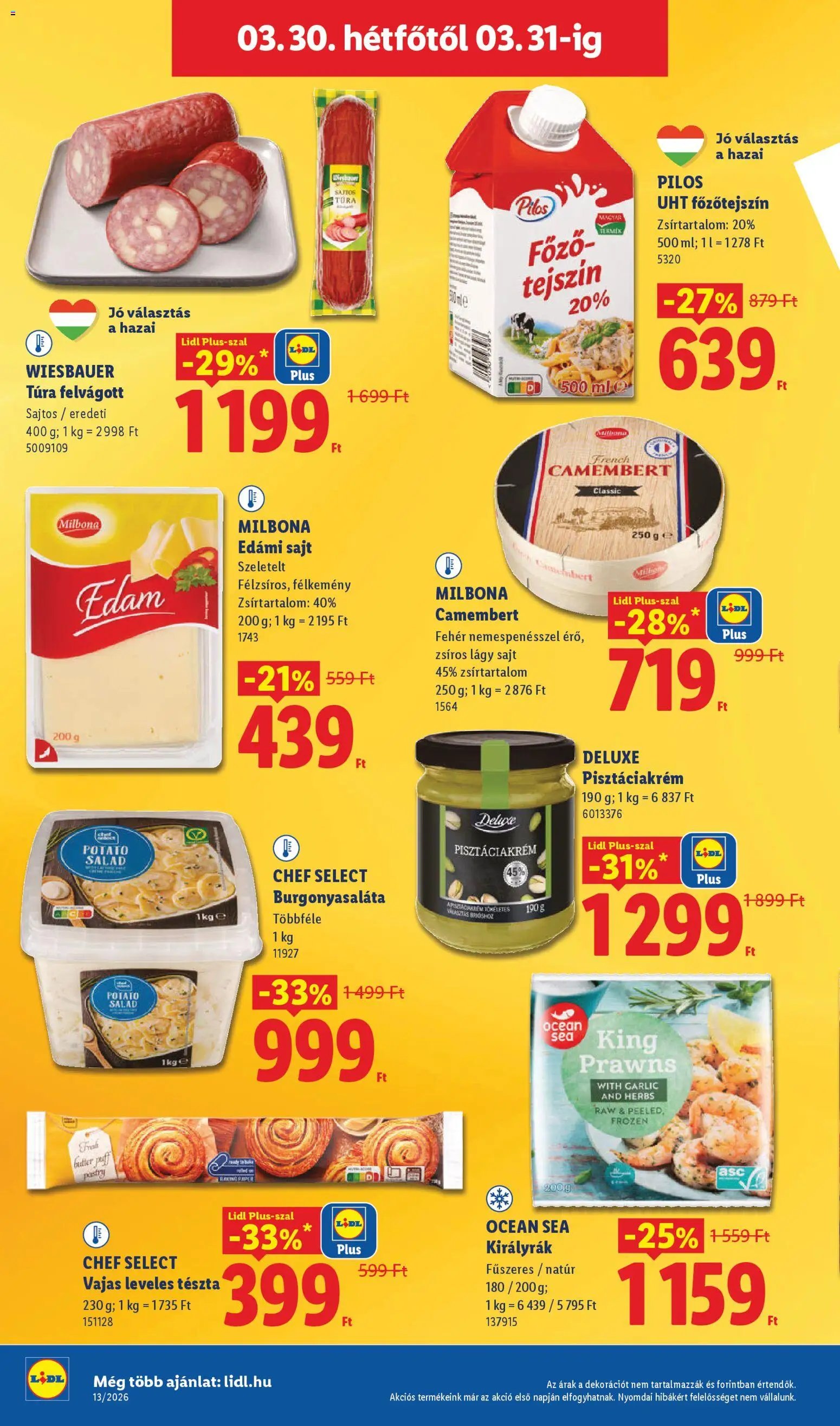 Lidl újság 2026.03.26. Lidl akciós újság (2026-03-26 - 2026-03-31)
