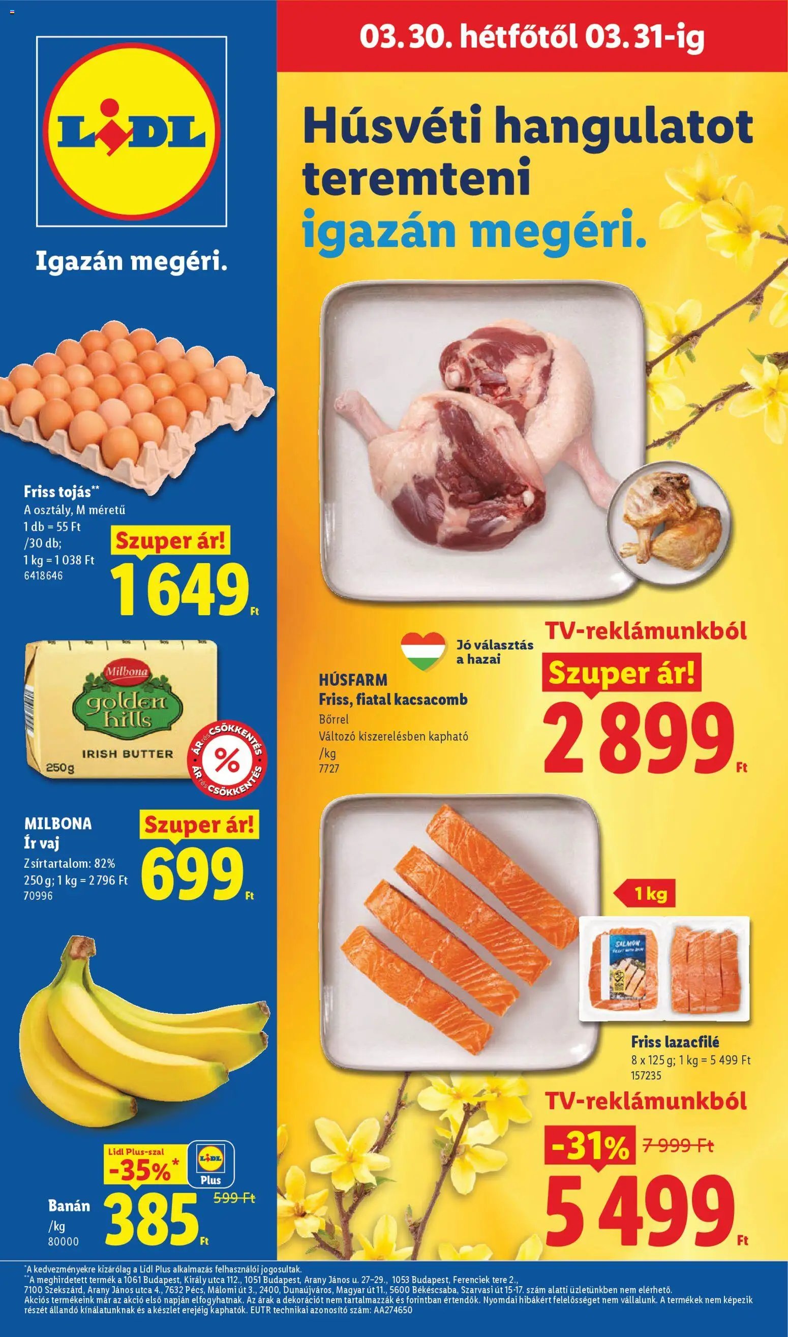 Lidl újság 2026.03.26. Lidl akciós újság (2026-03-26 - 2026-03-31)