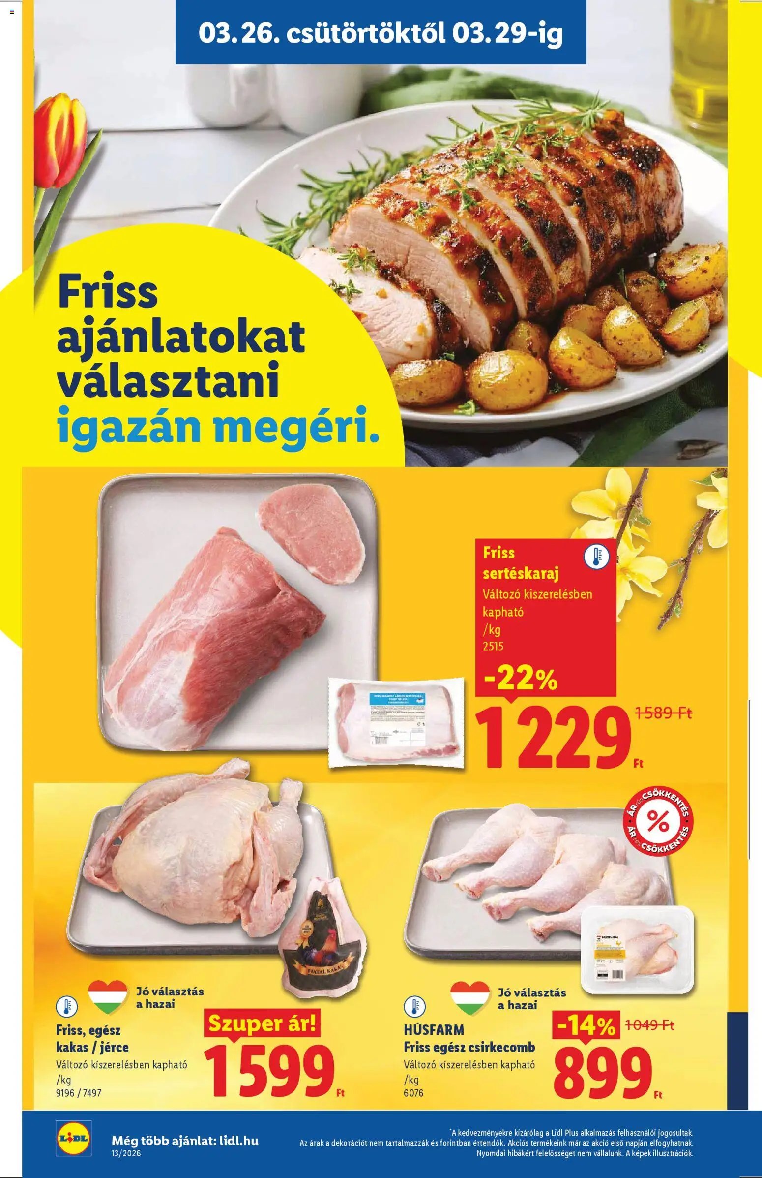 Lidl újság 2026.03.26. Lidl akciós újság (2026-03-26 - 2026-03-31)