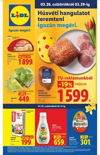 Lidl újság 2026.03.26. Lidl akciós újság (2026-03-26 - 2026-03-31)
