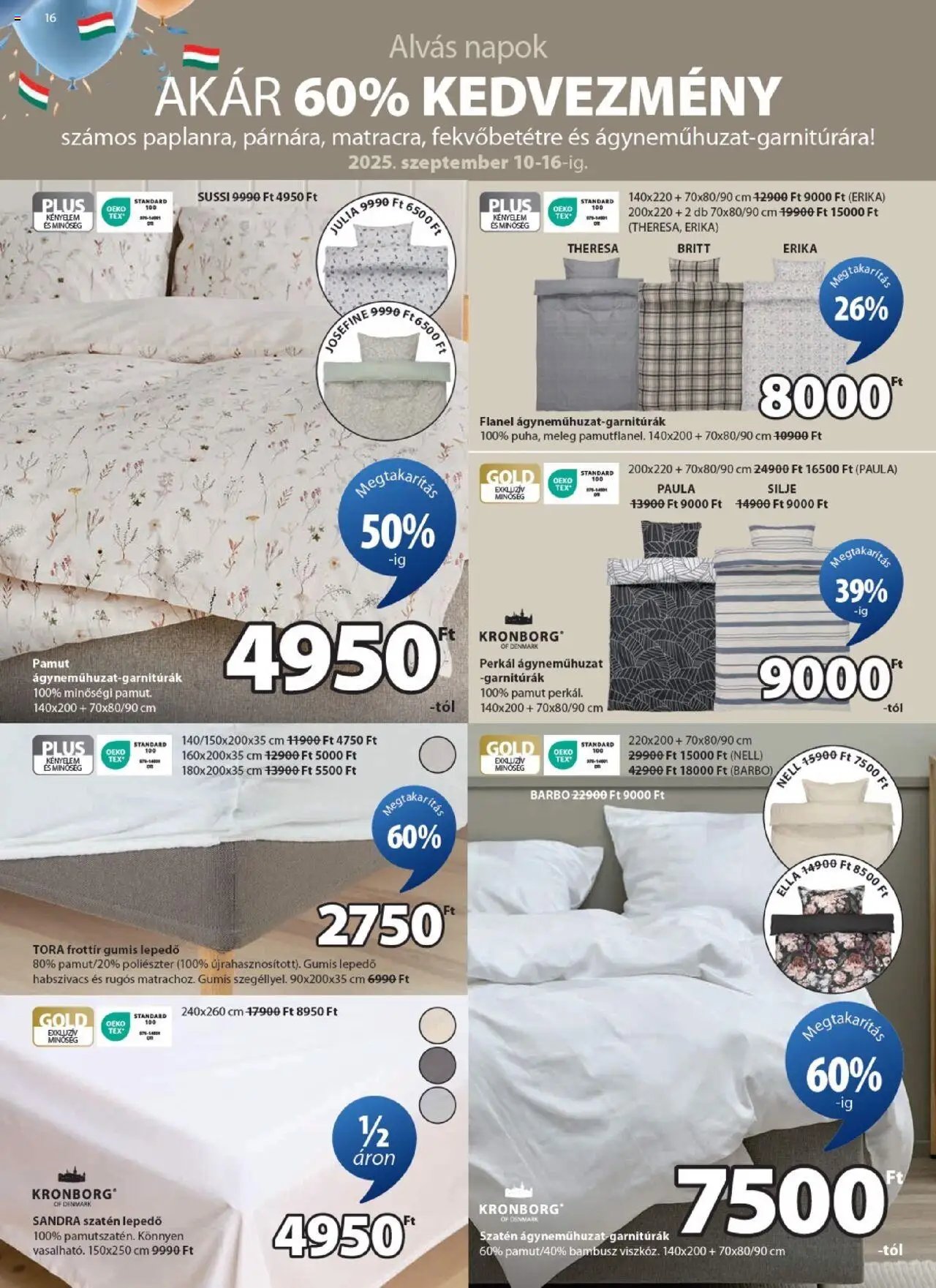 JYSK újság 2025.09.10. Akciós újság JYSK (2025-09-10 - 2025-10-14)