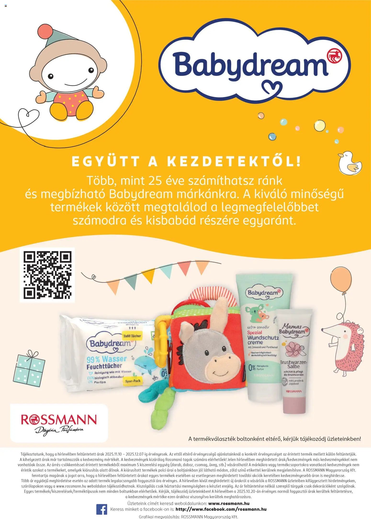 Rossmann újság 2025.11.10. Babaprogram (2025-11-10 - 2025-12-07)