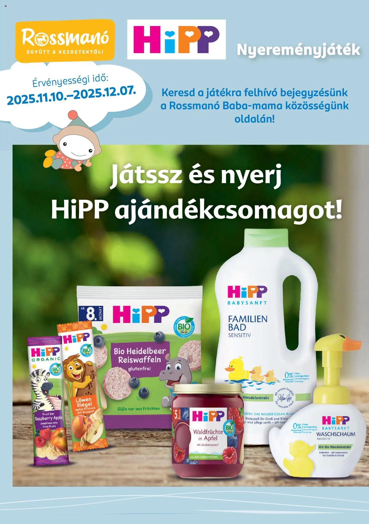 Rossmann újság 2025.11.10. Babaprogram (2025-11-10 - 2025-12-07)