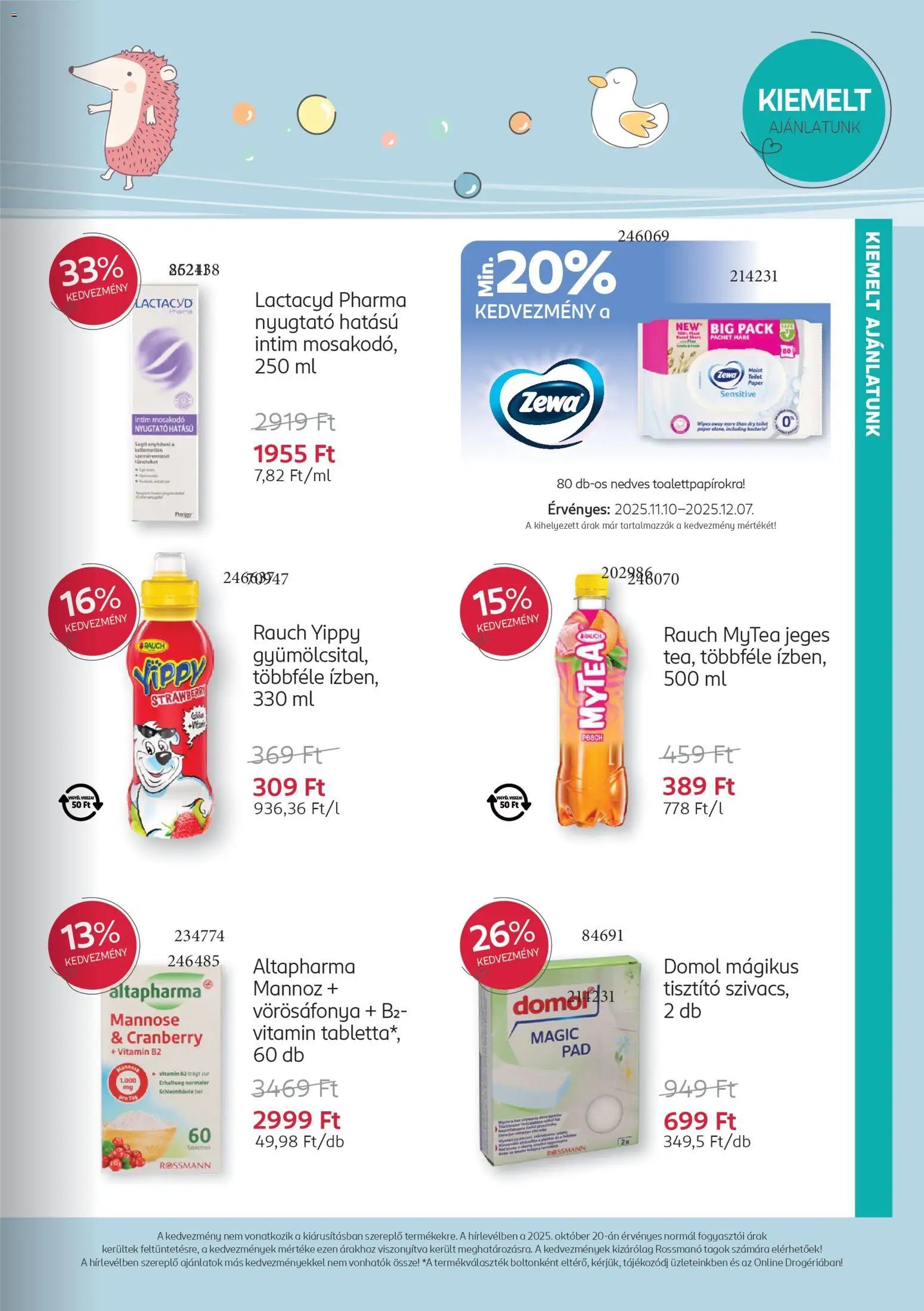Rossmann újság 2025.11.10. Babaprogram (2025-11-10 - 2025-12-07)