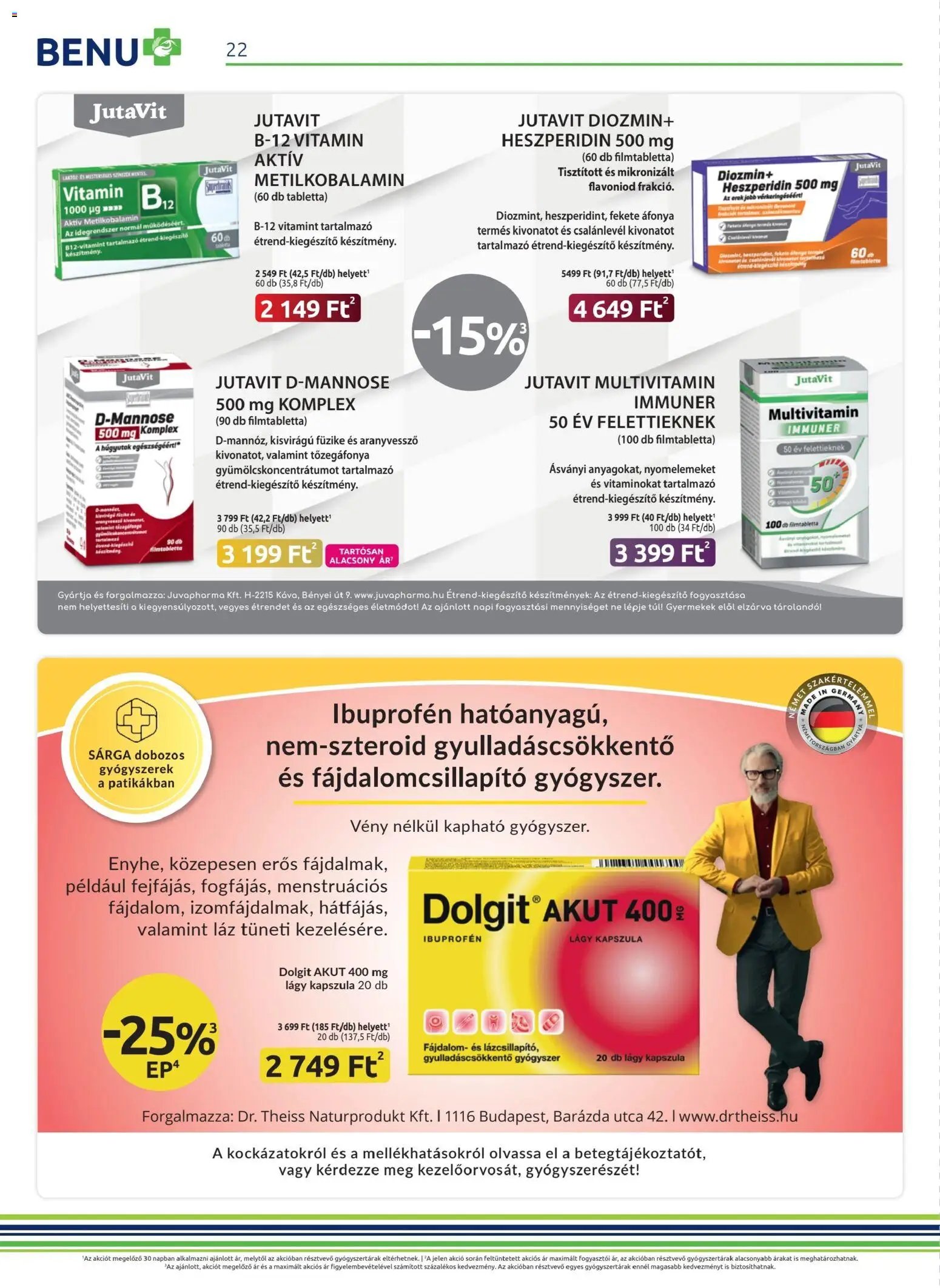BENU Gyógyszertárak újság 2026.04.04. BENU Gyógyszertárak akciós újság (2026-04-04 - 2026-04-19)