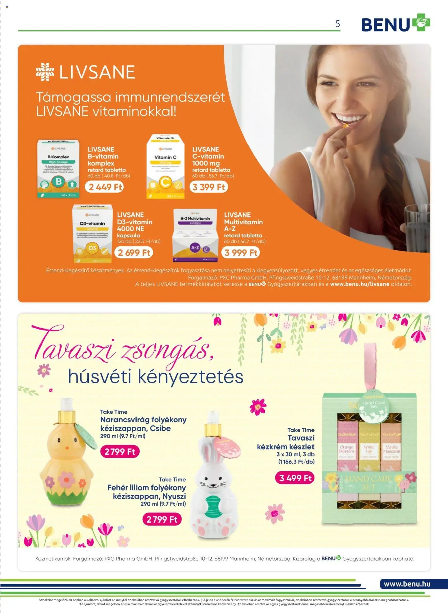 BENU Gyógyszertárak újság 2026.04.04. BENU Gyógyszertárak akciós újság (2026-04-04 - 2026-04-19)
