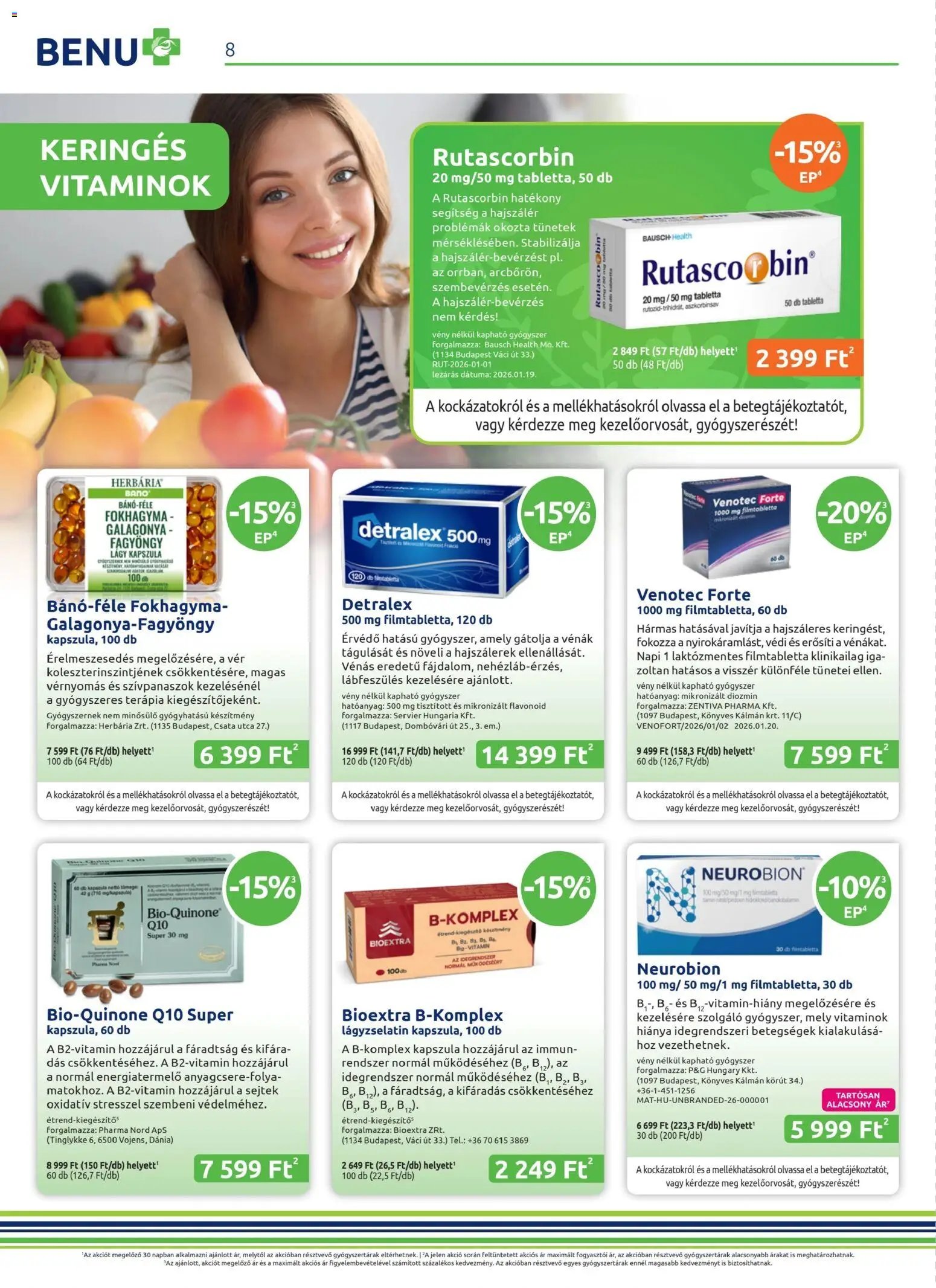 BENU Gyógyszertárak újság 2026.04.04. BENU Gyógyszertárak akciós újság (2026-04-04 - 2026-04-19)