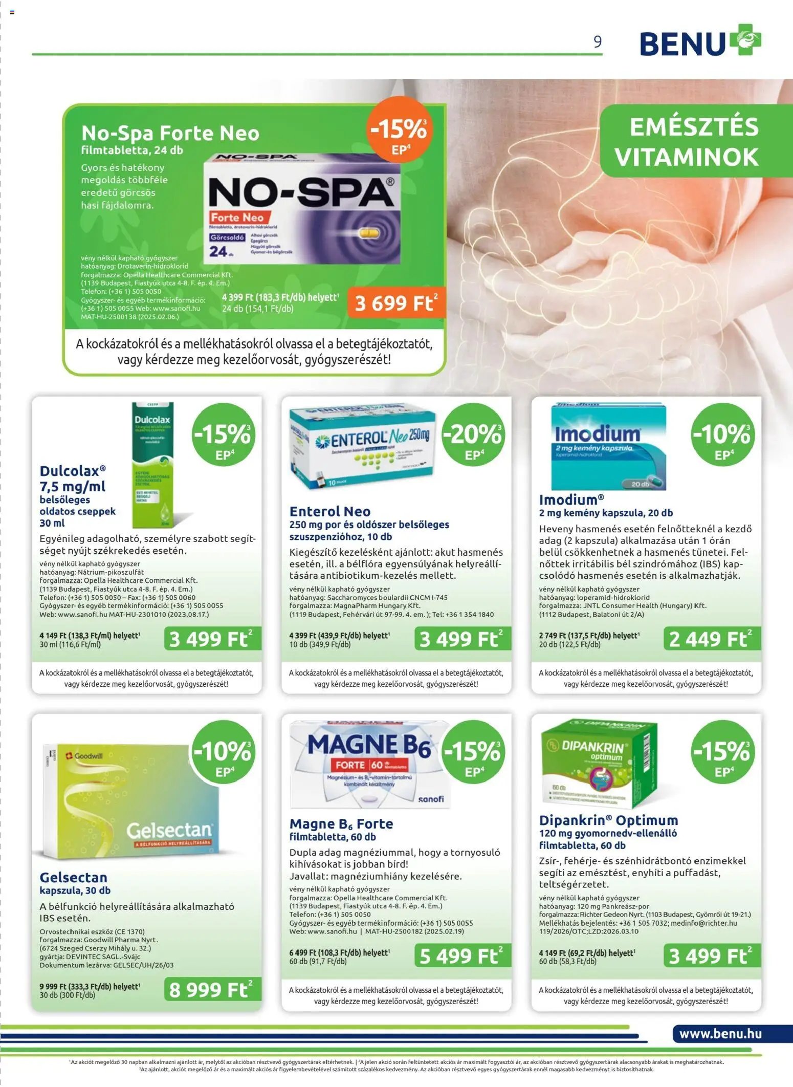 BENU Gyógyszertárak újság 2026.04.04. BENU Gyógyszertárak akciós újság (2026-04-04 - 2026-04-19)