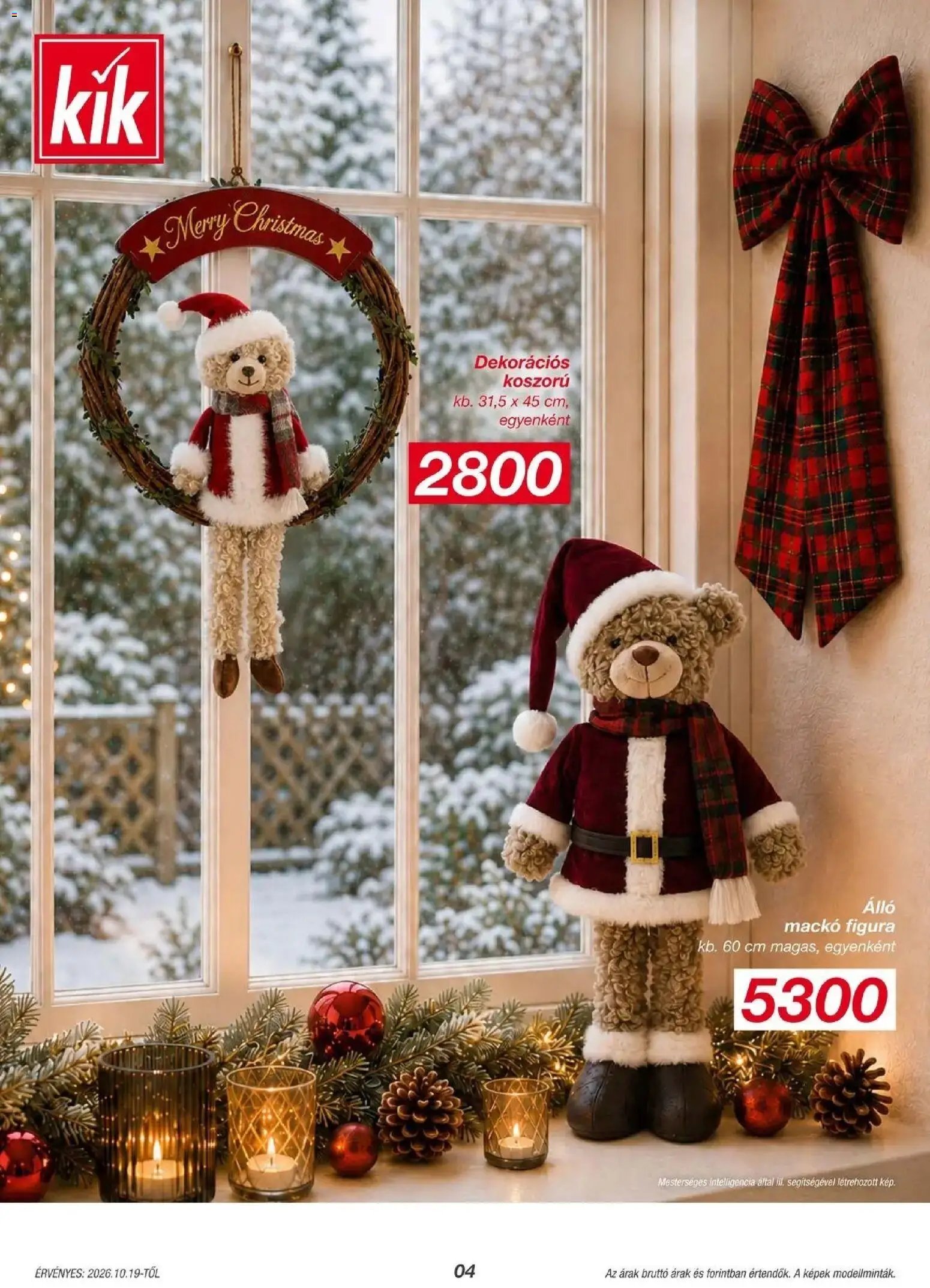 Kik Karácsony akciós újság 2026.10.19. -tól/től 🧑‍🎄❄️