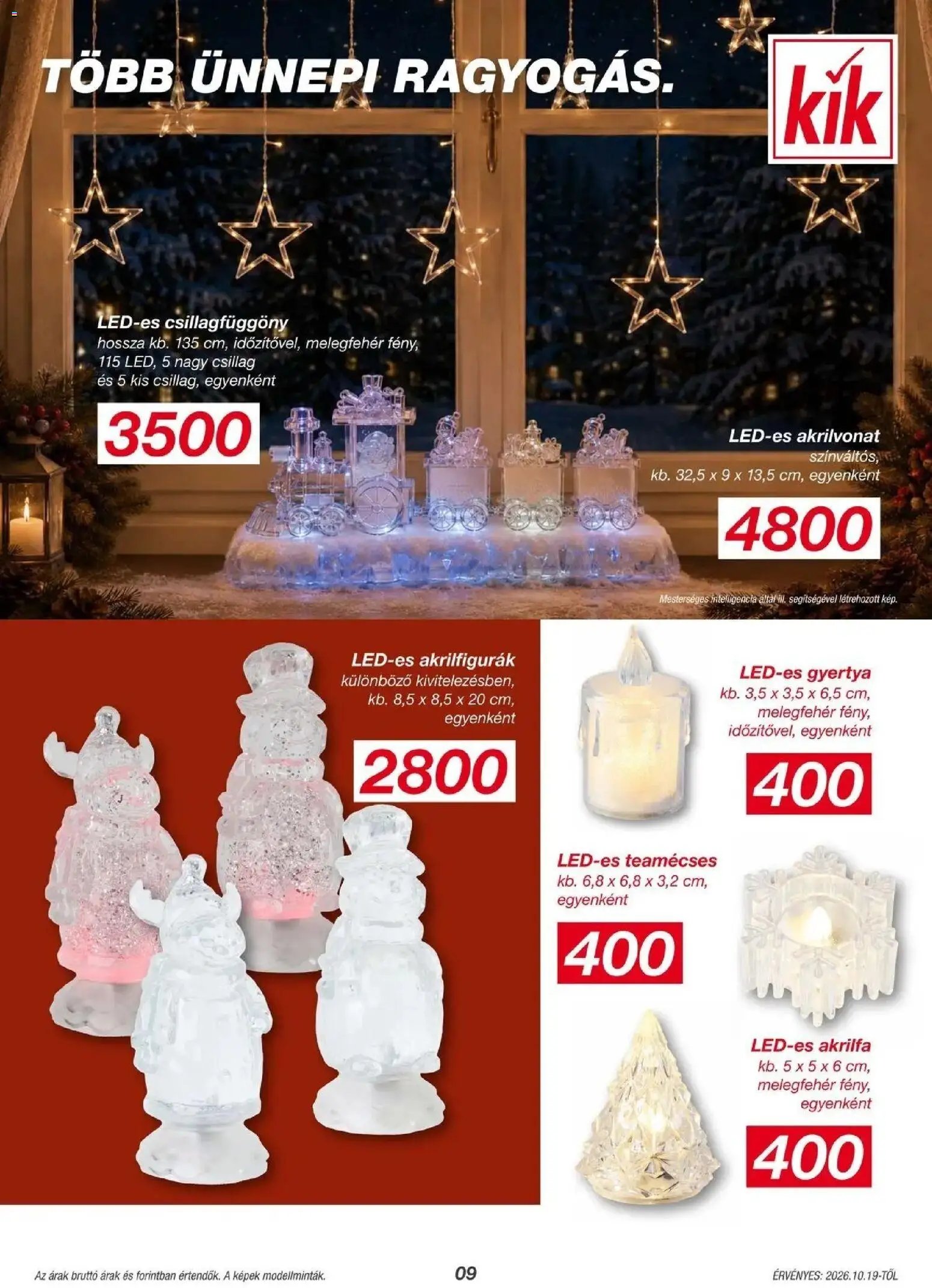 Kik Karácsony akciós újság 2026.10.19. -tól/től 🧑‍🎄❄️