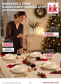Kik Karácsony akciós újság 2026.10.19. -tól/től 🧑‍🎄❄️
