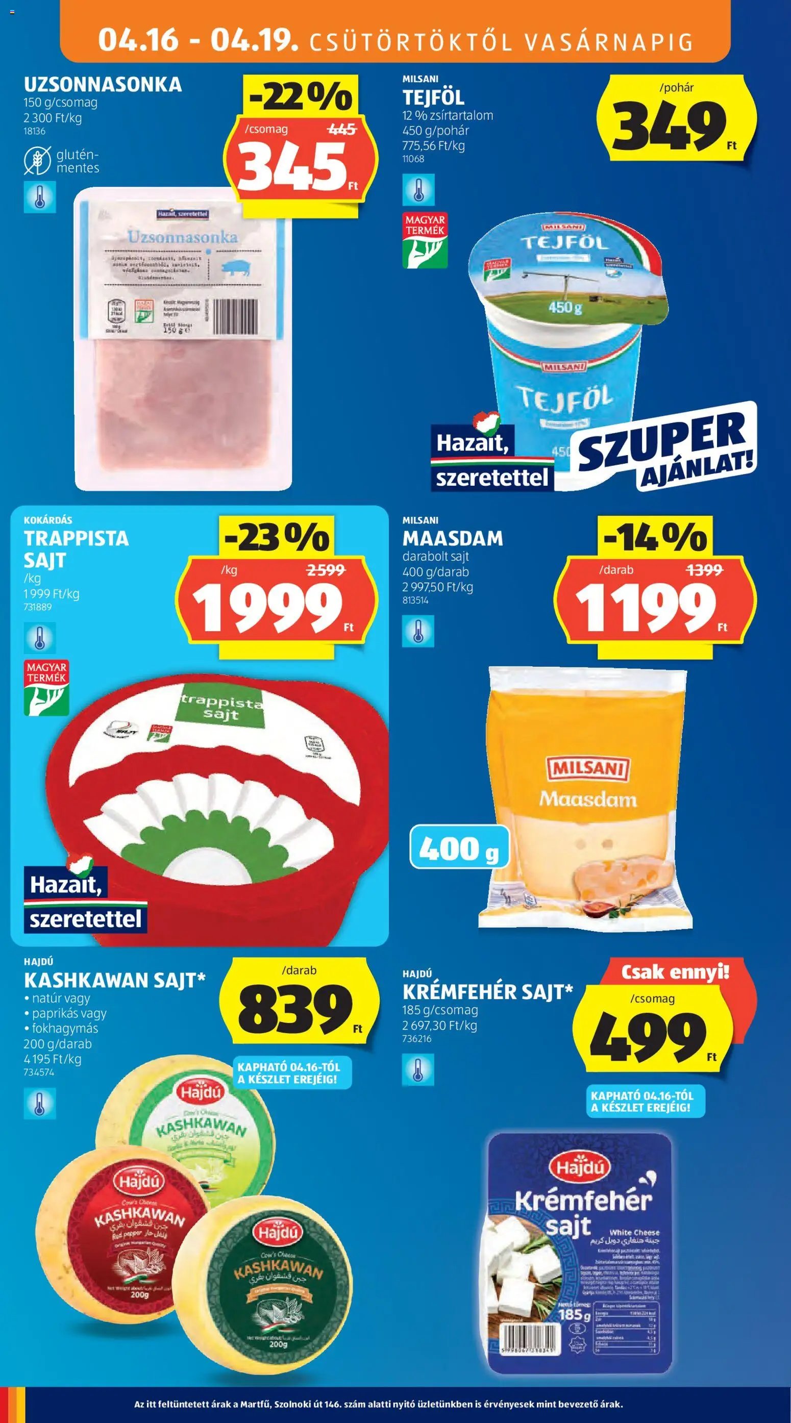 Aldi újság 2026.04.16. Aldi akciós újság (2026-04-16 - 2026-04-22)