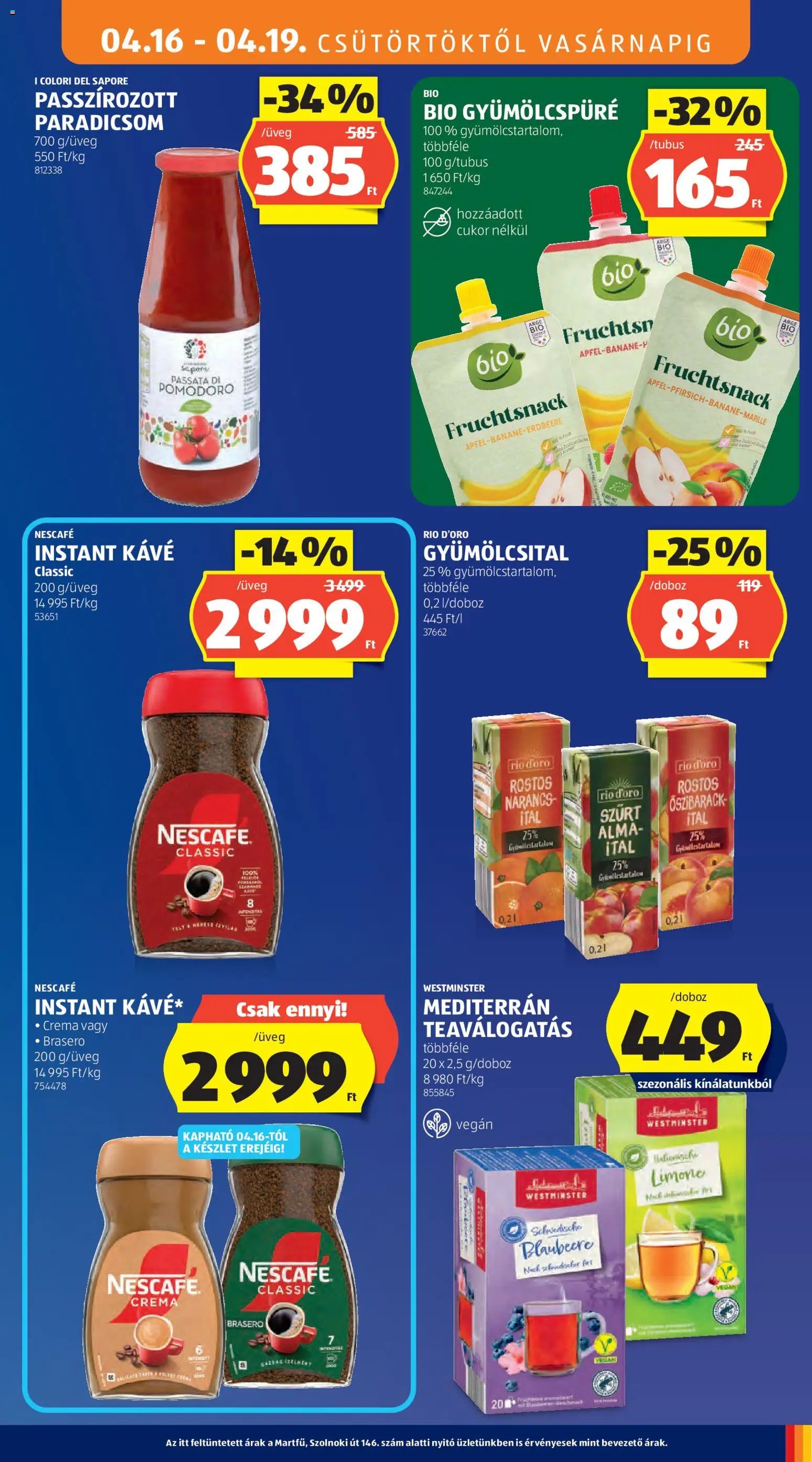 Aldi újság 2026.04.16. Aldi akciós újság (2026-04-16 - 2026-04-22)