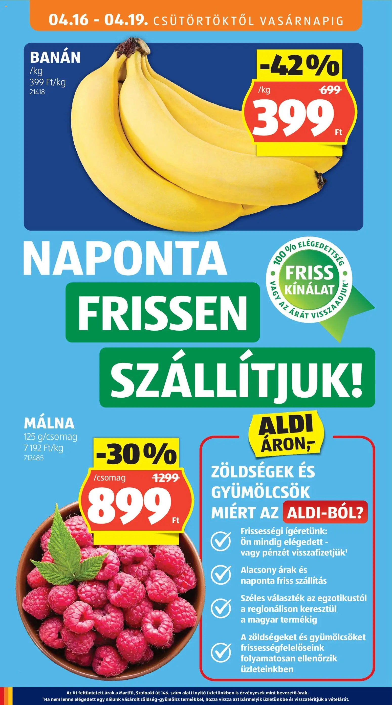 Aldi újság 2026.04.16. Aldi akciós újság (2026-04-16 - 2026-04-22)
