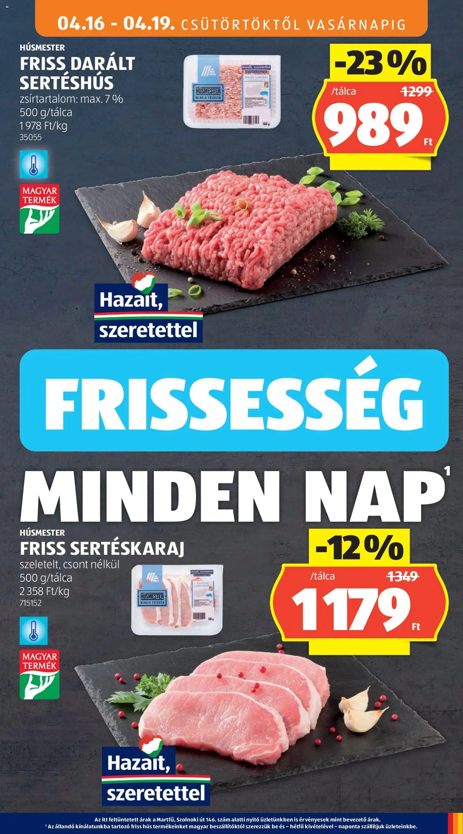 Aldi újság 2026.04.16. Aldi akciós újság (2026-04-16 - 2026-04-22)