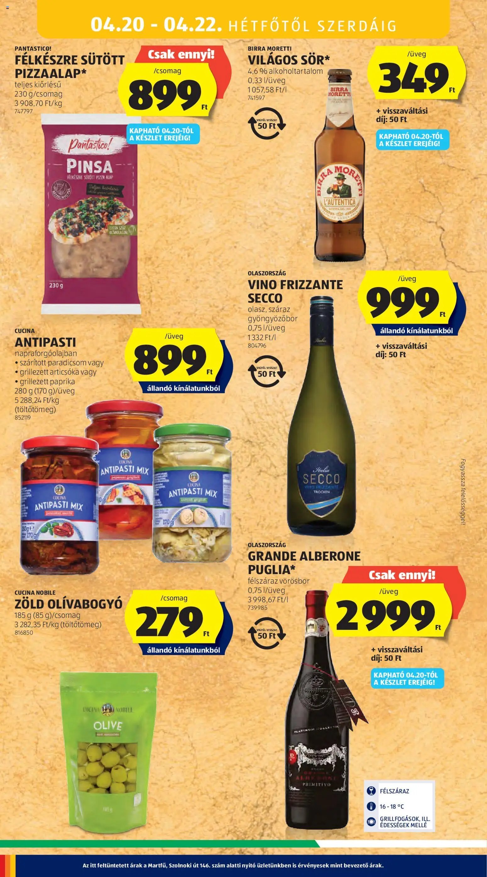 Aldi újság 2026.04.16. Aldi akciós újság (2026-04-16 - 2026-04-22)