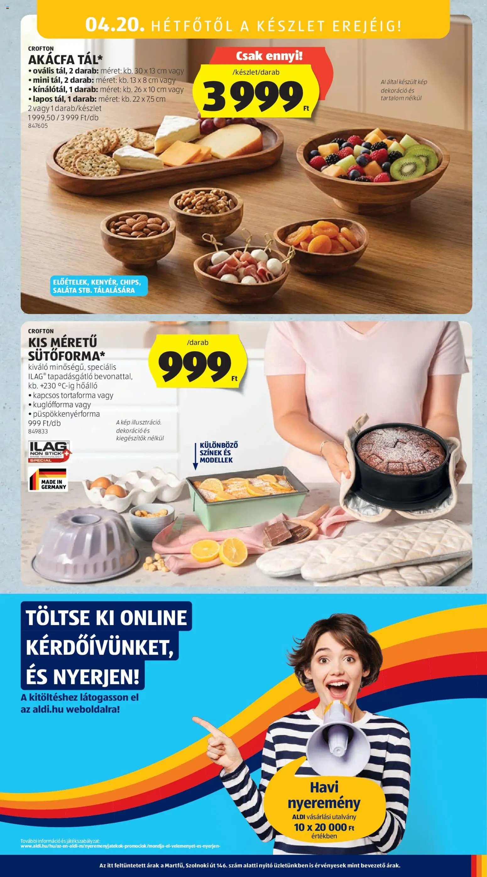Aldi újság 2026.04.16. Aldi akciós újság (2026-04-16 - 2026-04-22)