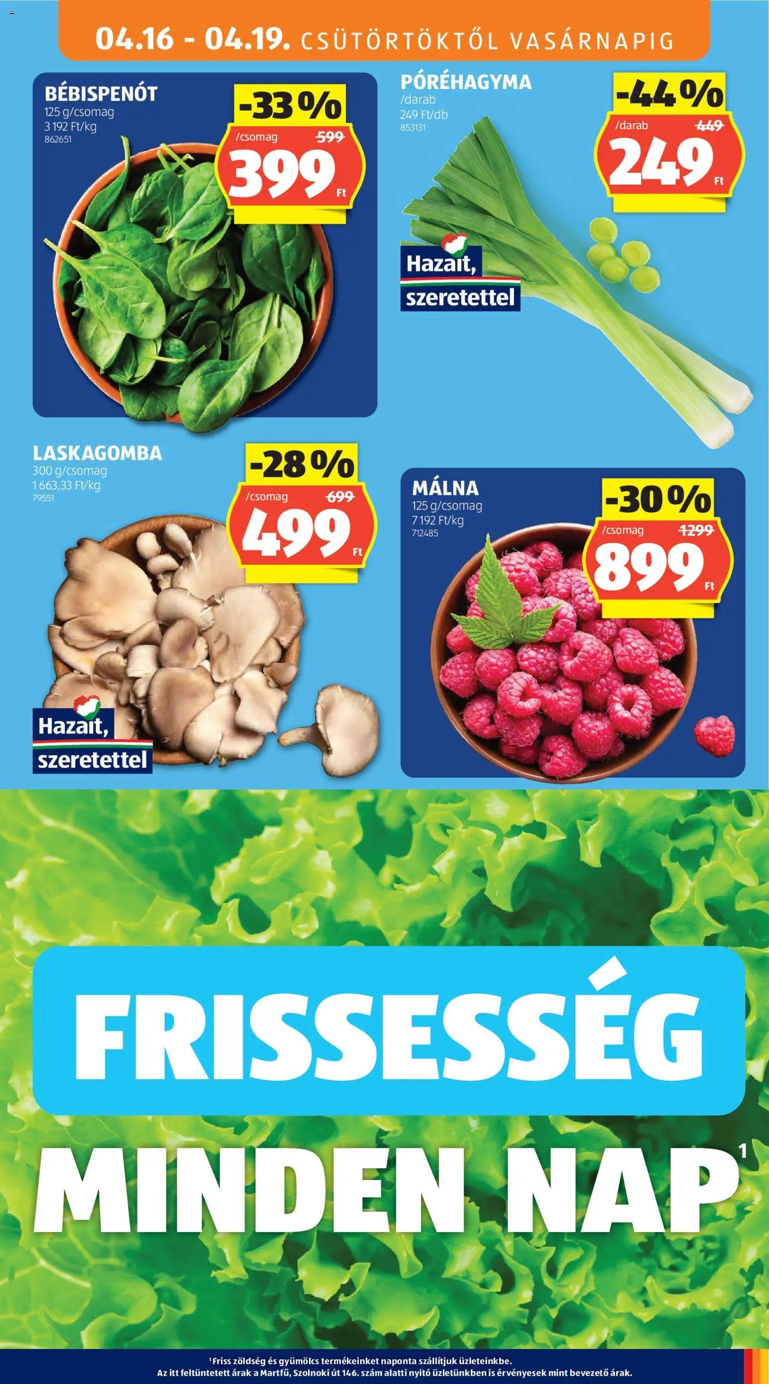 Aldi újság 2026.04.16. Aldi akciós újság (2026-04-16 - 2026-04-22)