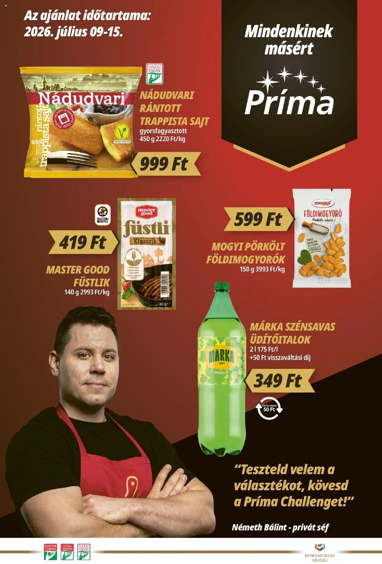 CBA Príma újság 2026.07.09. CBA Príma akciós újság
