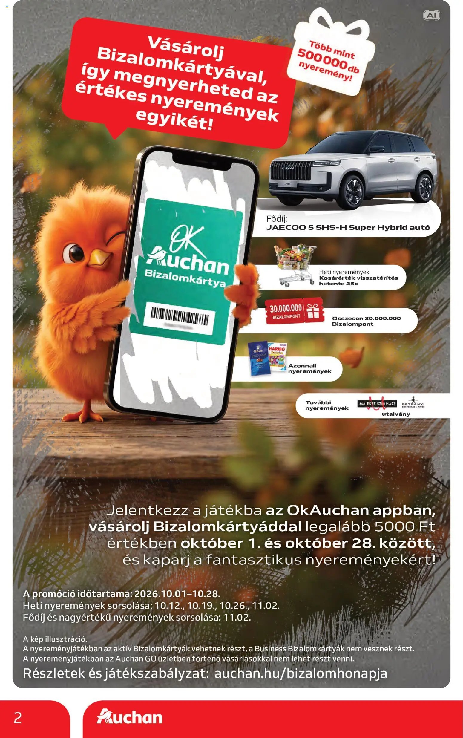 Auchan akciós újság 2026.10.22. - lapozható formában szórólap ✳️