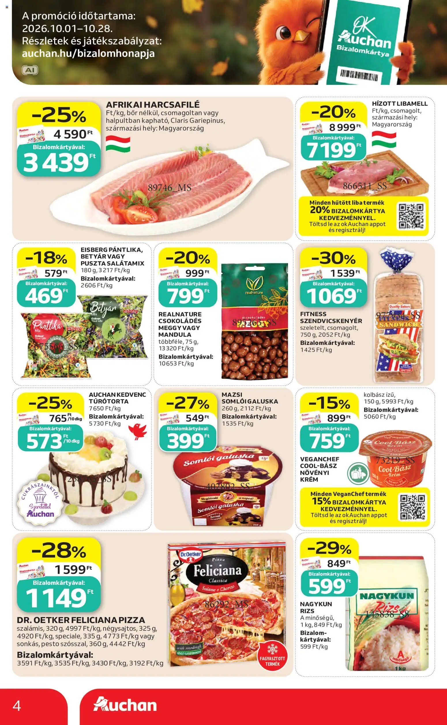 Auchan akciós újság 2026.10.22. - lapozható formában szórólap ✳️