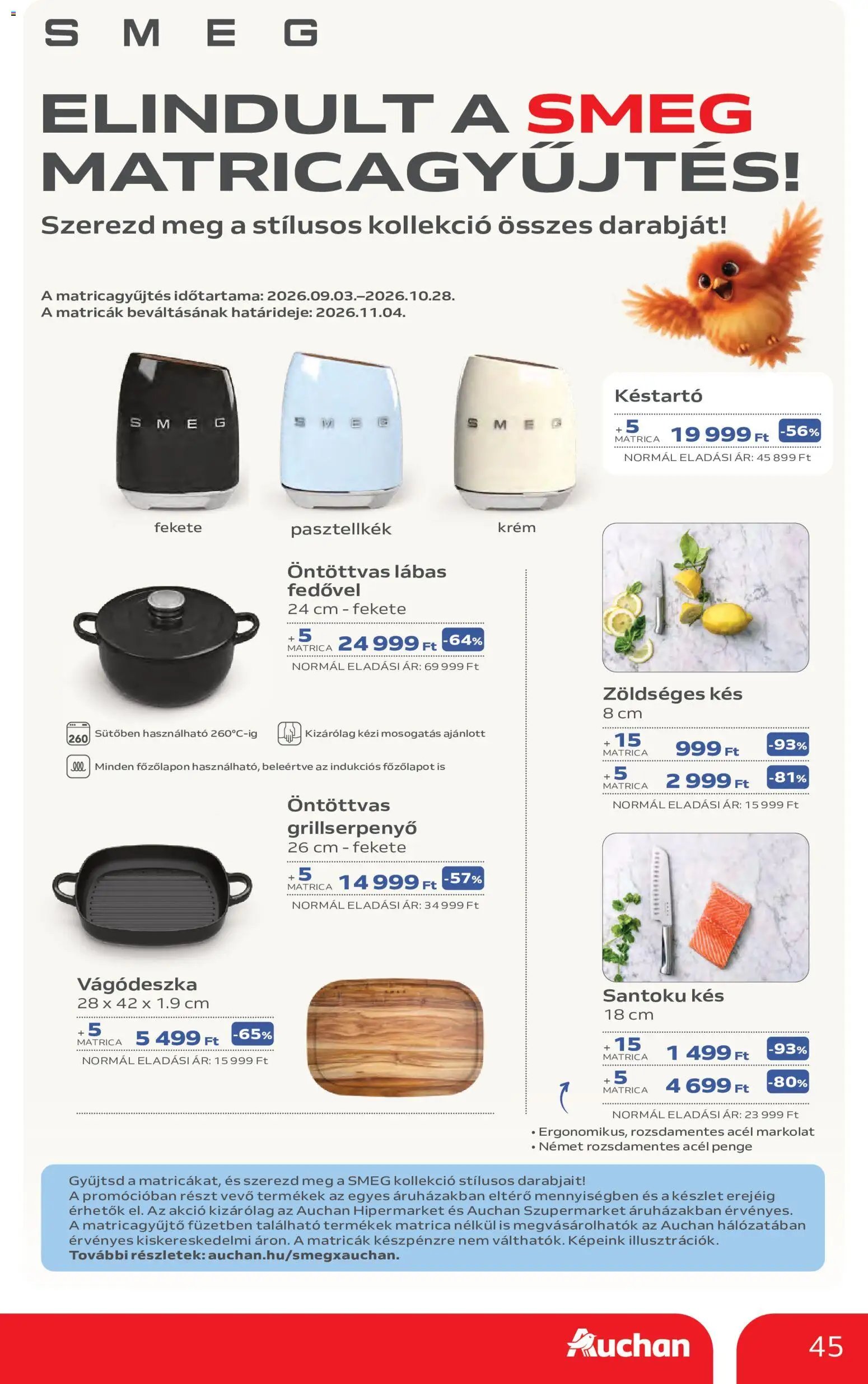 Auchan akciós újság 2026.10.22. - lapozható formában szórólap ✳️
