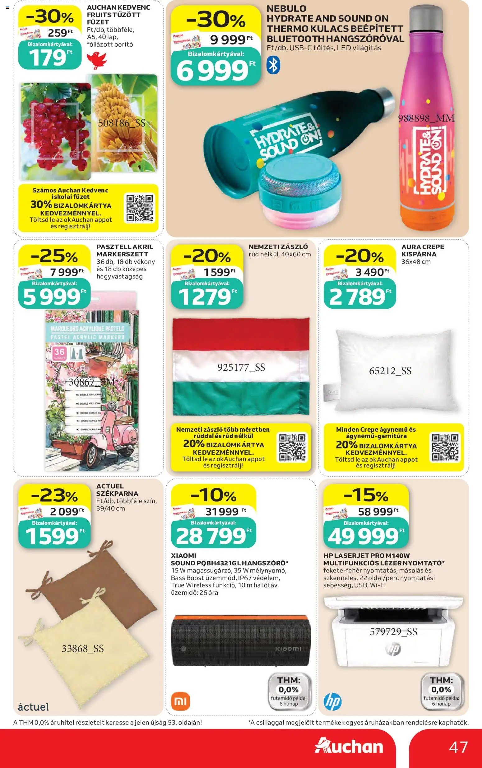 Auchan akciós újság 2026.10.22. - lapozható formában szórólap ✳️