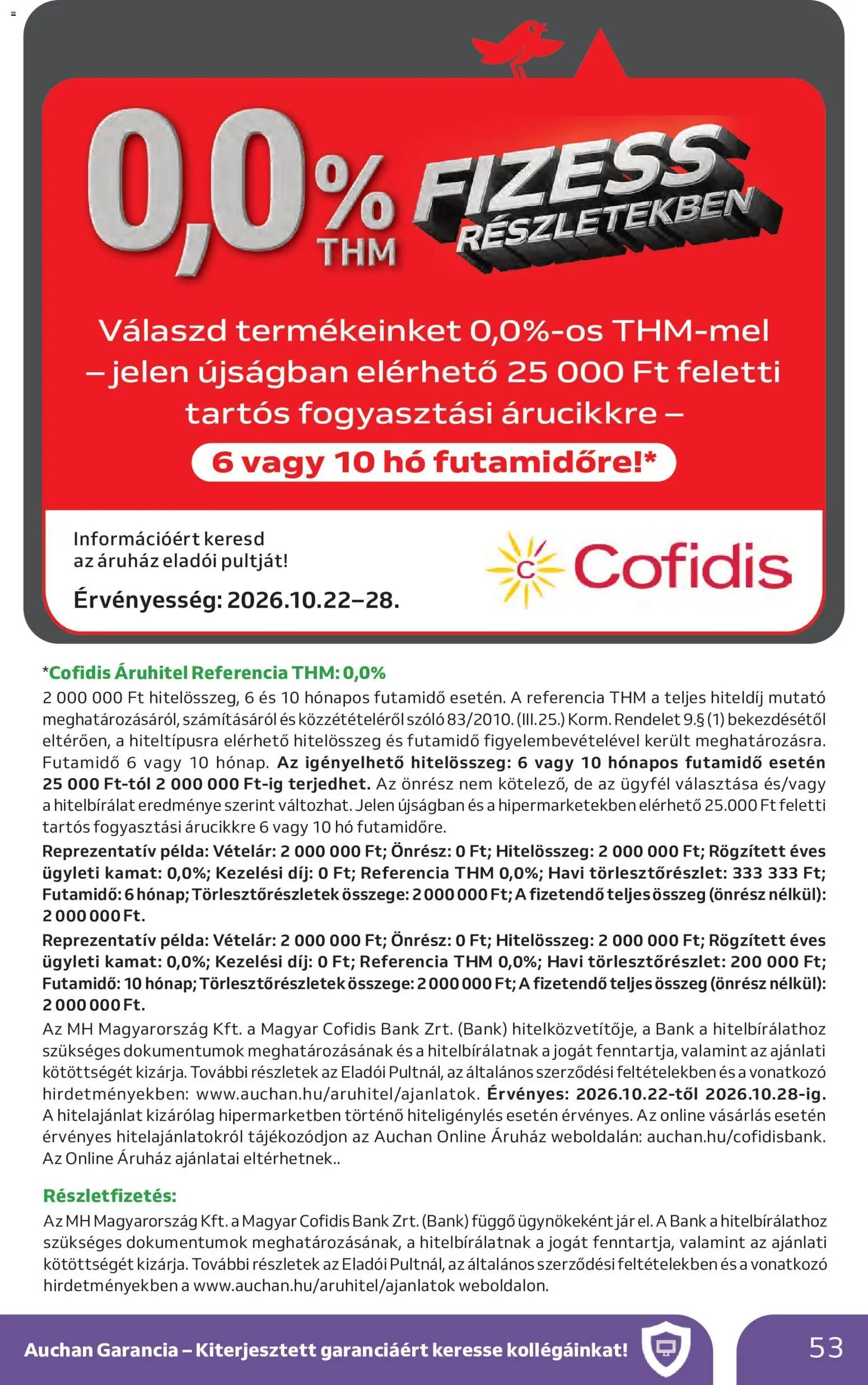 Auchan akciós újság 2026.10.22. - lapozható formában szórólap ✳️