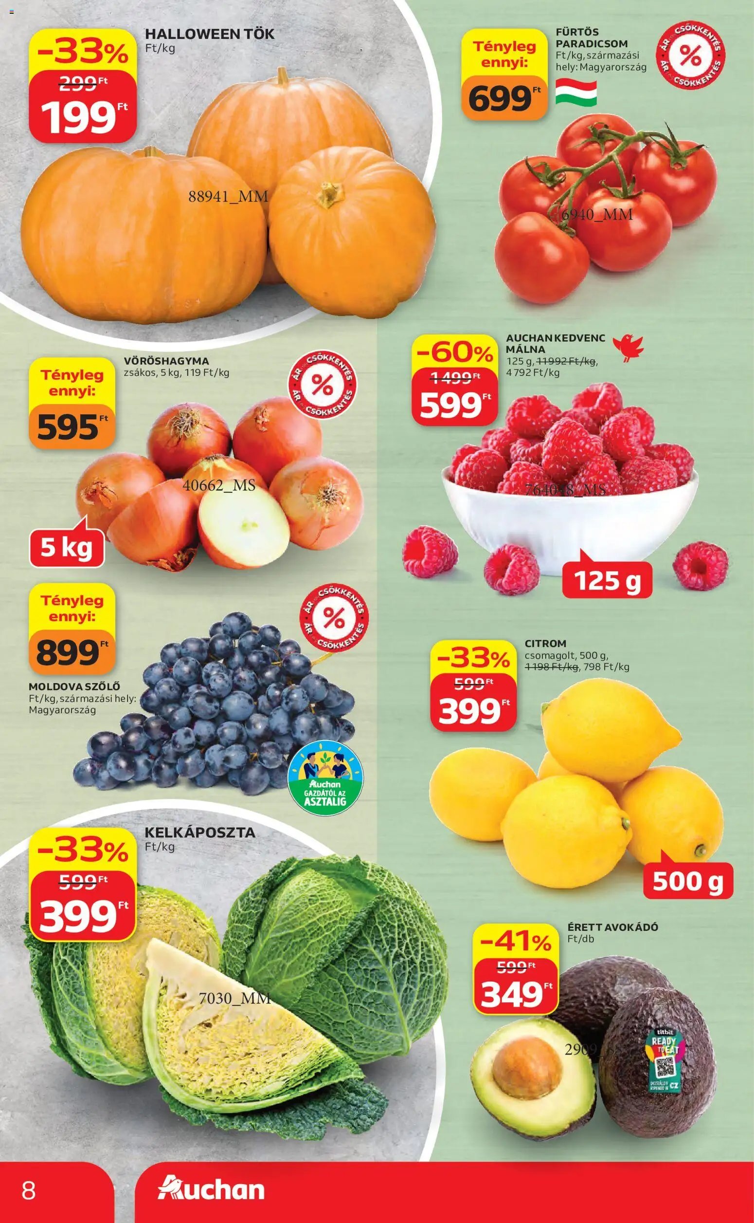 Auchan akciós újság 2026.10.22. - lapozható formában szórólap ✳️