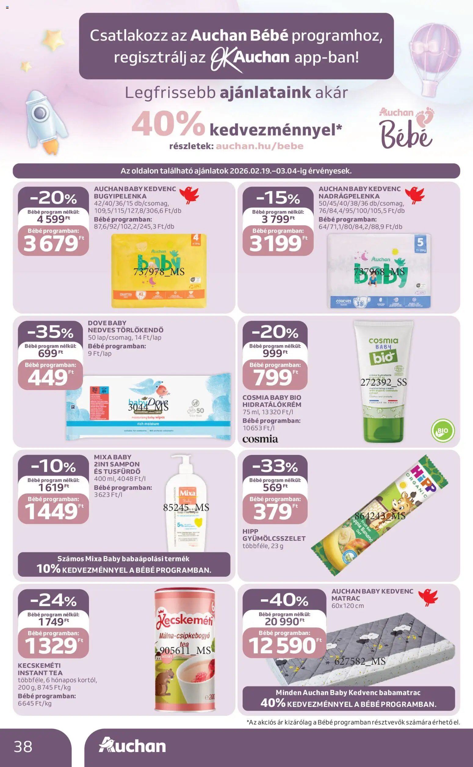 Auchan újság 2026.02.19. Akciós újság Auchan (2026-02-19 - 2026-02-25)