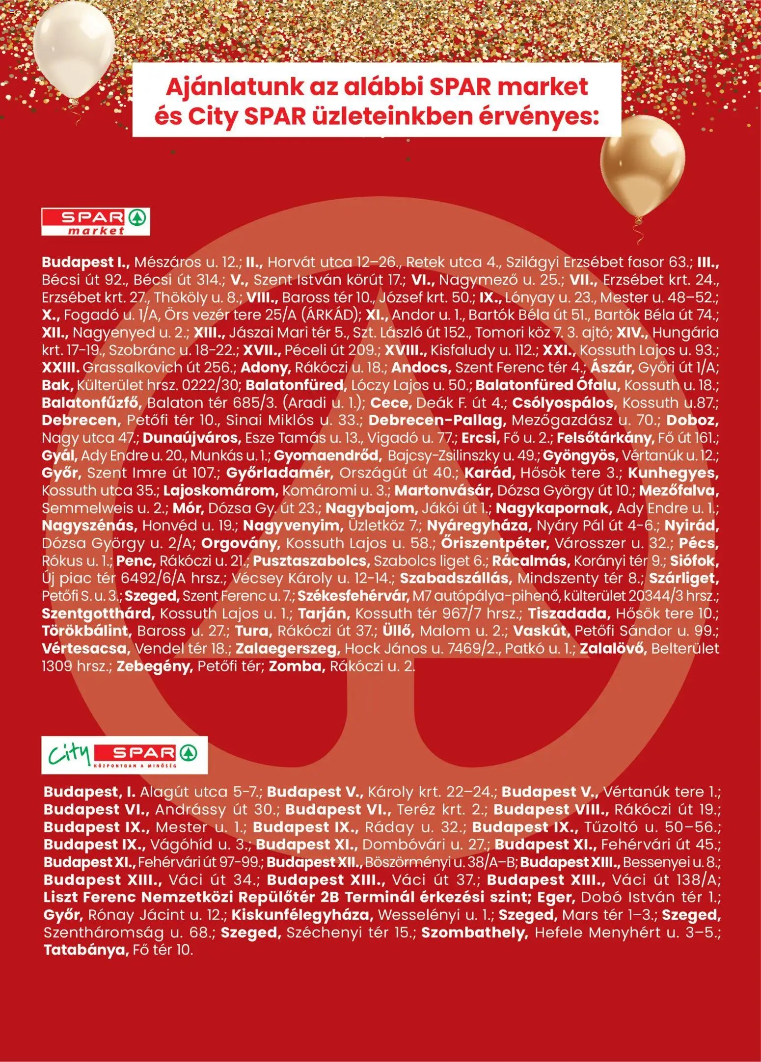 Spar újság 2026.01.29. City Spar szórólap (2026-01-29 - 2026-02-04)
