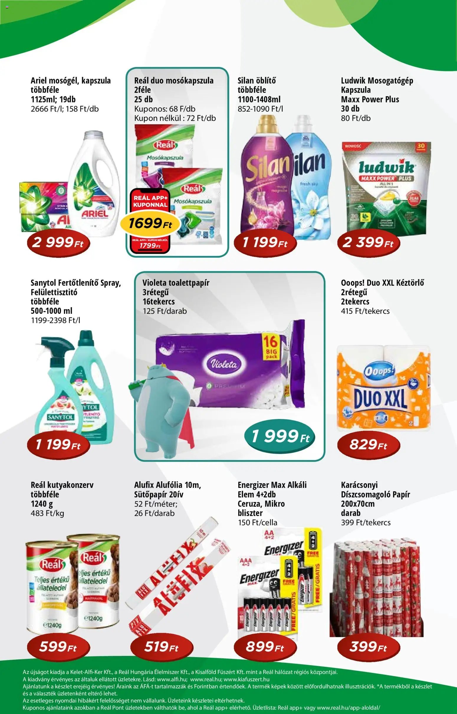 Reál újság 2025.12.10. Akciós újság Pont (2025-12-10 - 2025-12-31)