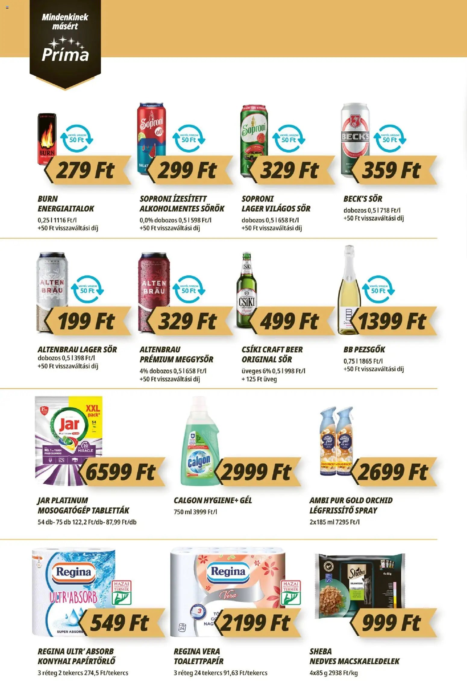 CBA Príma újság 2026.06.18. CBA Príma akciós újság