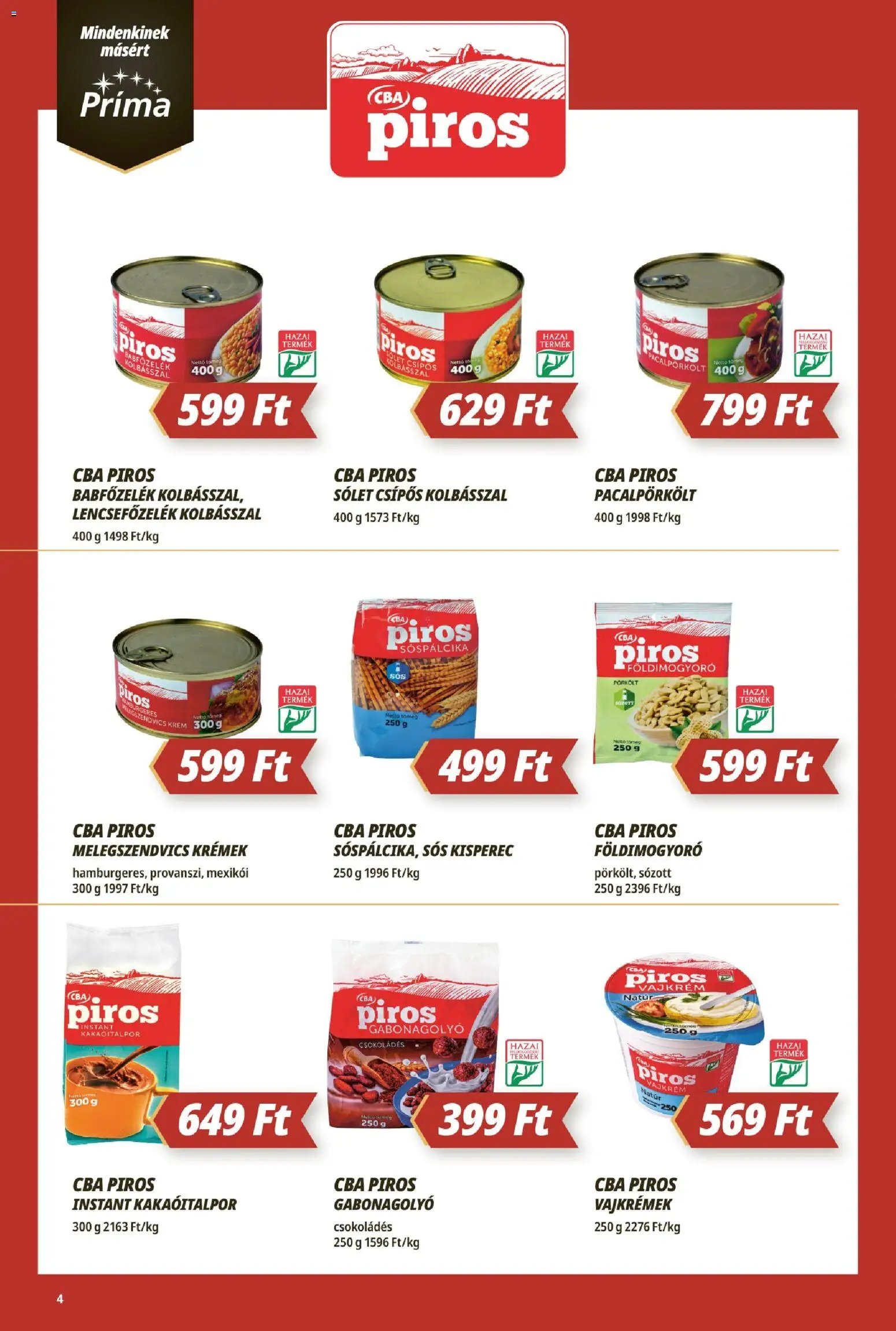 CBA Príma újság 2026.06.18. CBA Príma akciós újság