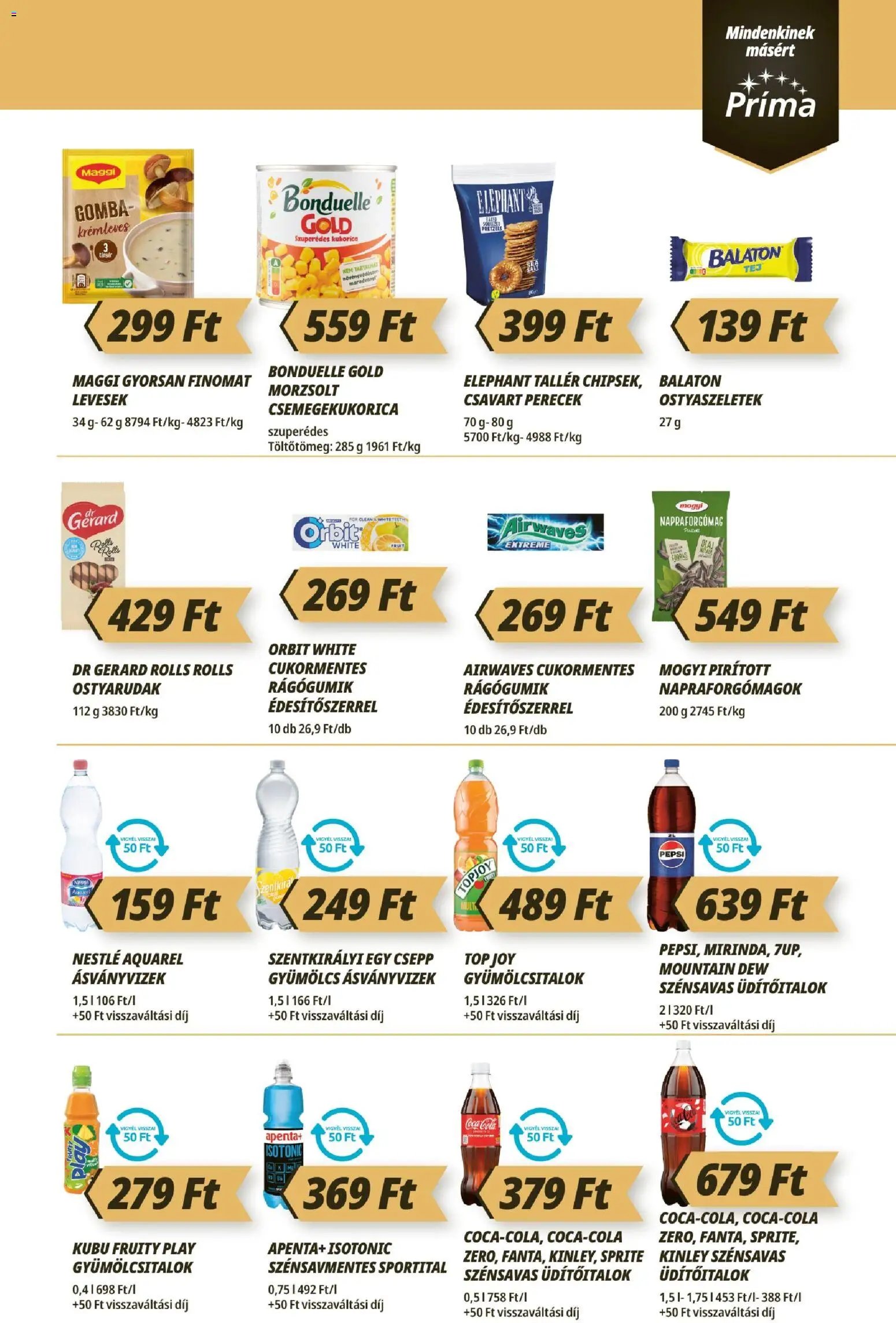CBA Príma újság 2026.06.18. CBA Príma akciós újság