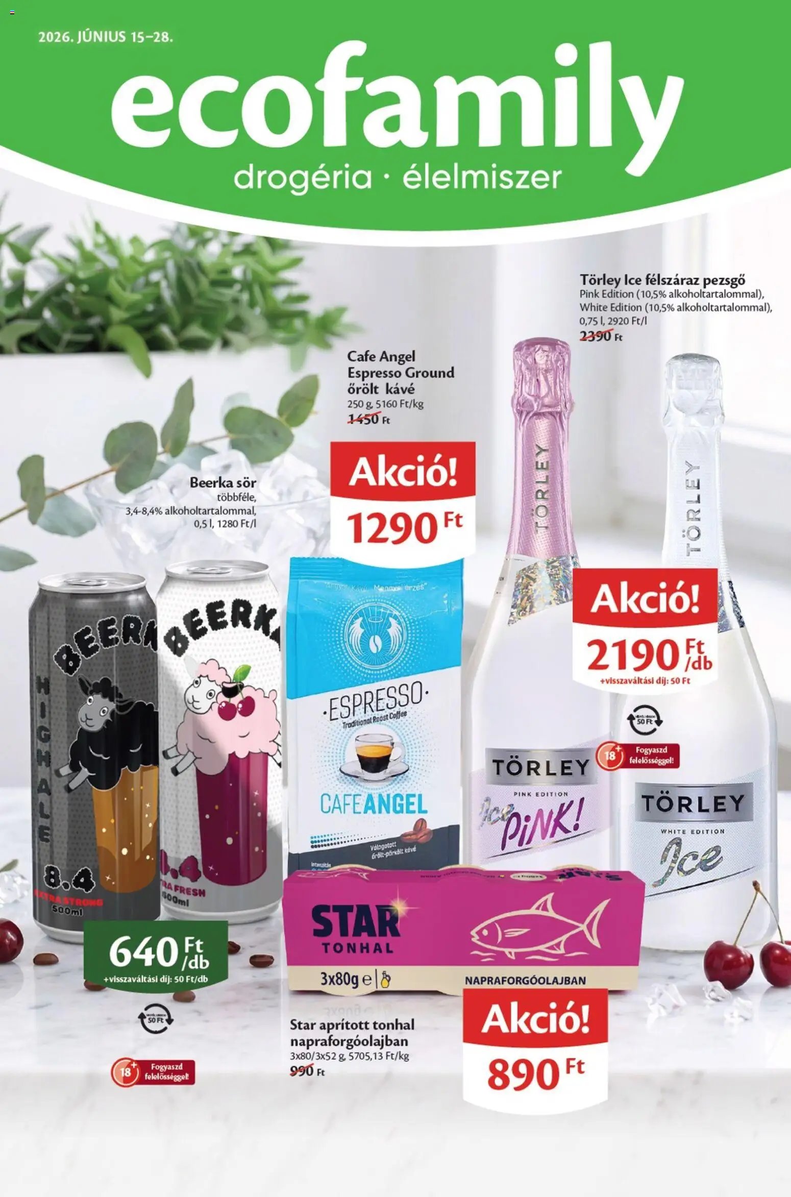 EcoFamily újság 2026.06.15. EcoFamily akciós újság