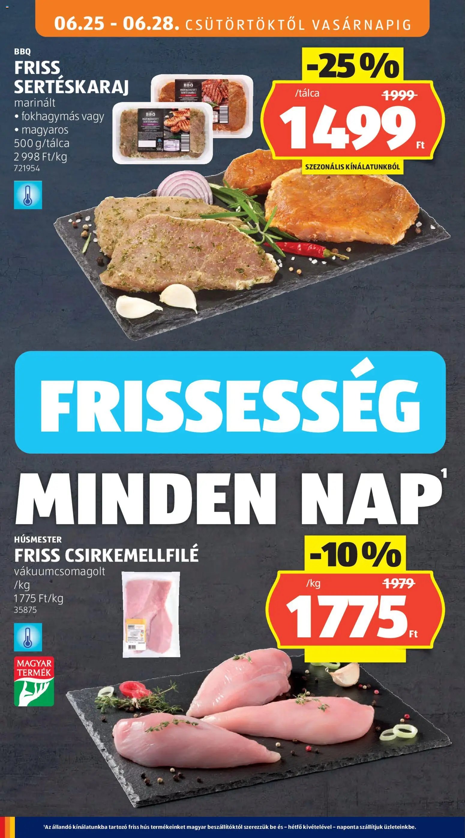 Aldi újság 2026.06.25. Aldi akciós újság