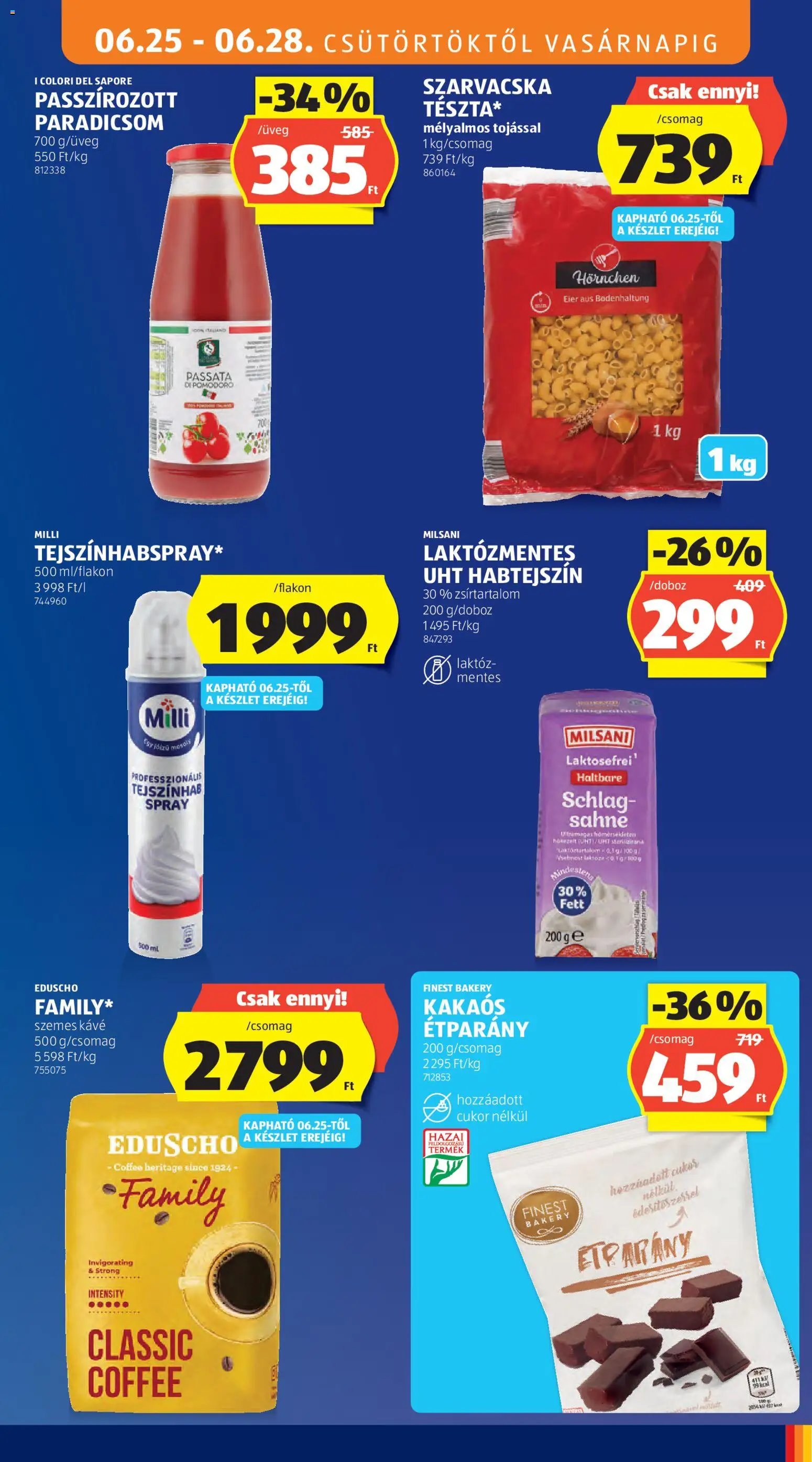 Aldi újság 2026.06.25. Aldi akciós újság