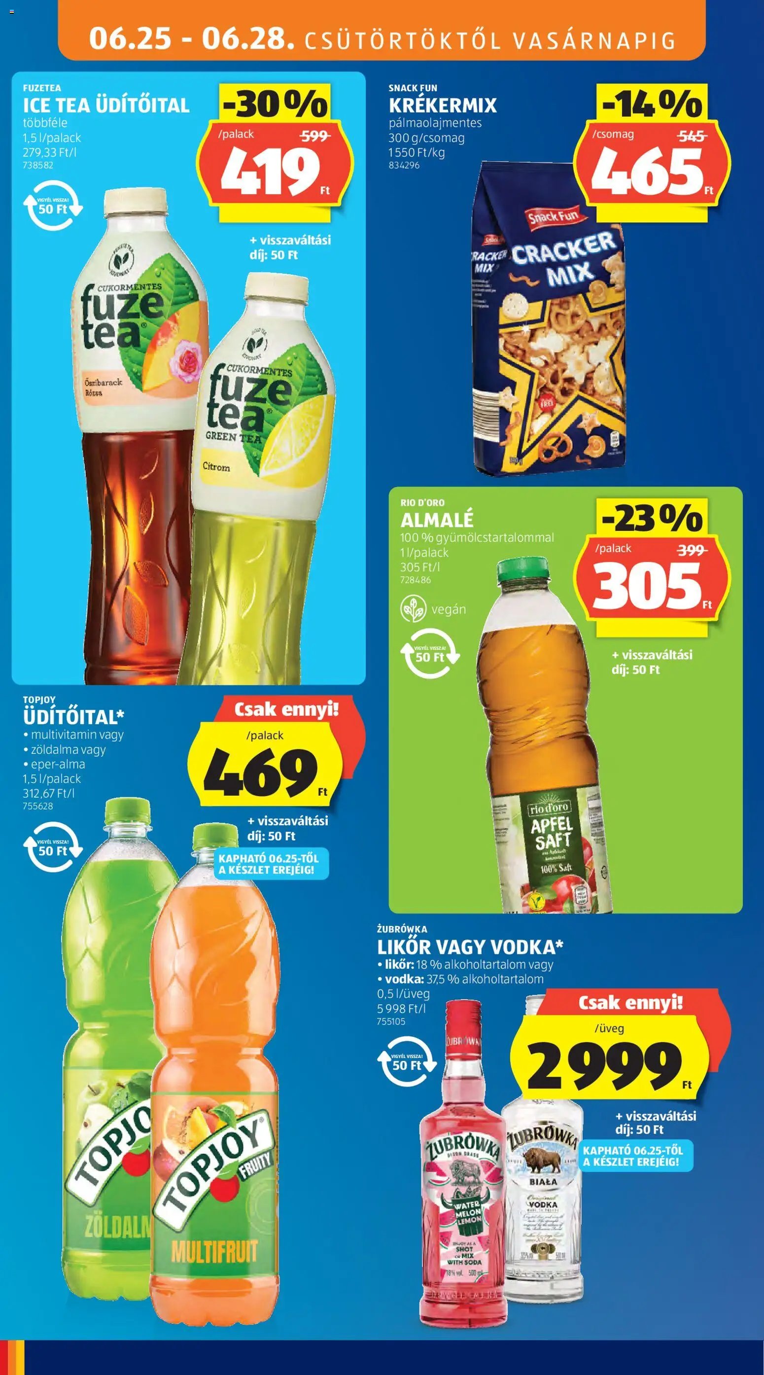 Aldi újság 2026.06.25. Aldi akciós újság