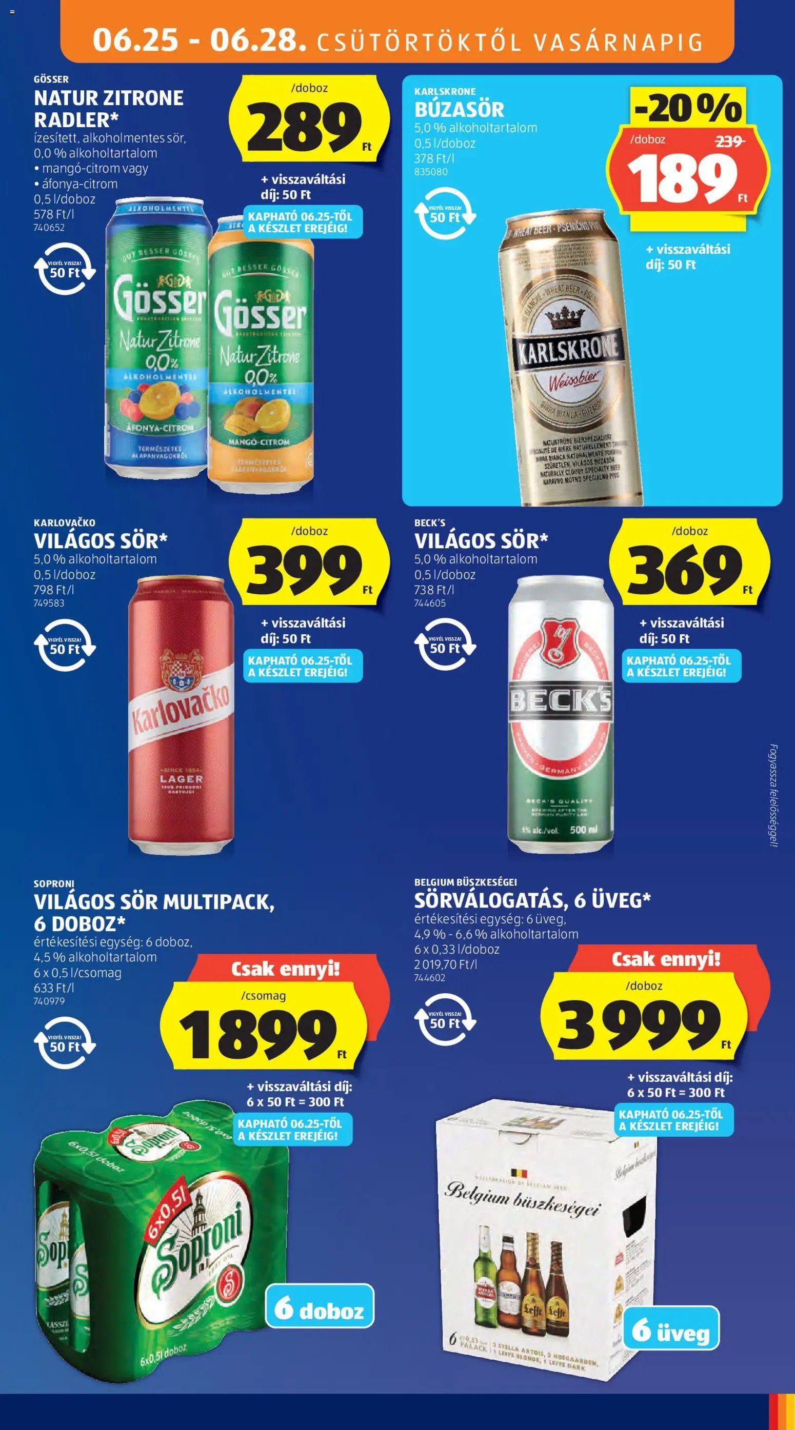 Aldi újság 2026.06.25. Aldi akciós újság